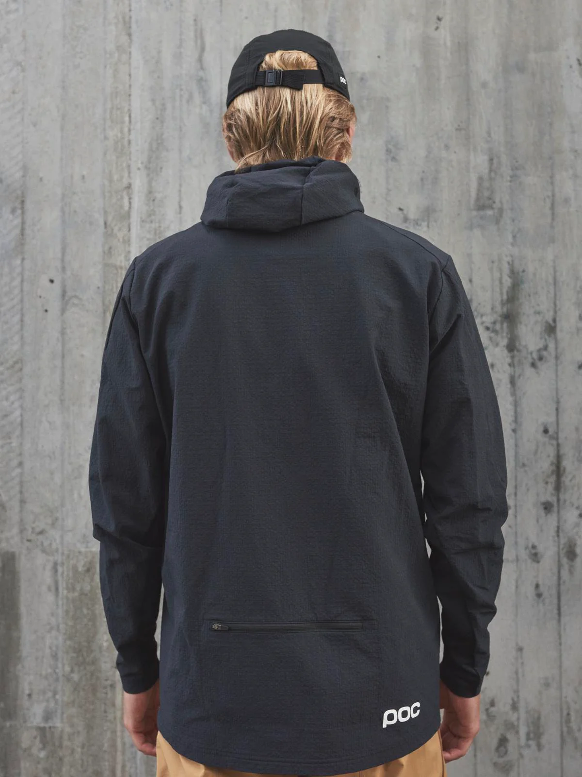 Bluza rowerowa POC M's MANTLE THERMAL HOODIE - Ur. Black - Image 3