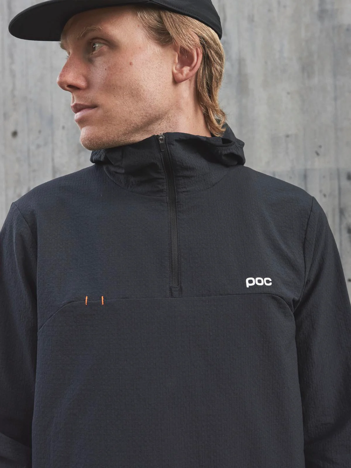 Bluza rowerowa POC M's MANTLE THERMAL HOODIE - Ur. Black - Image 5