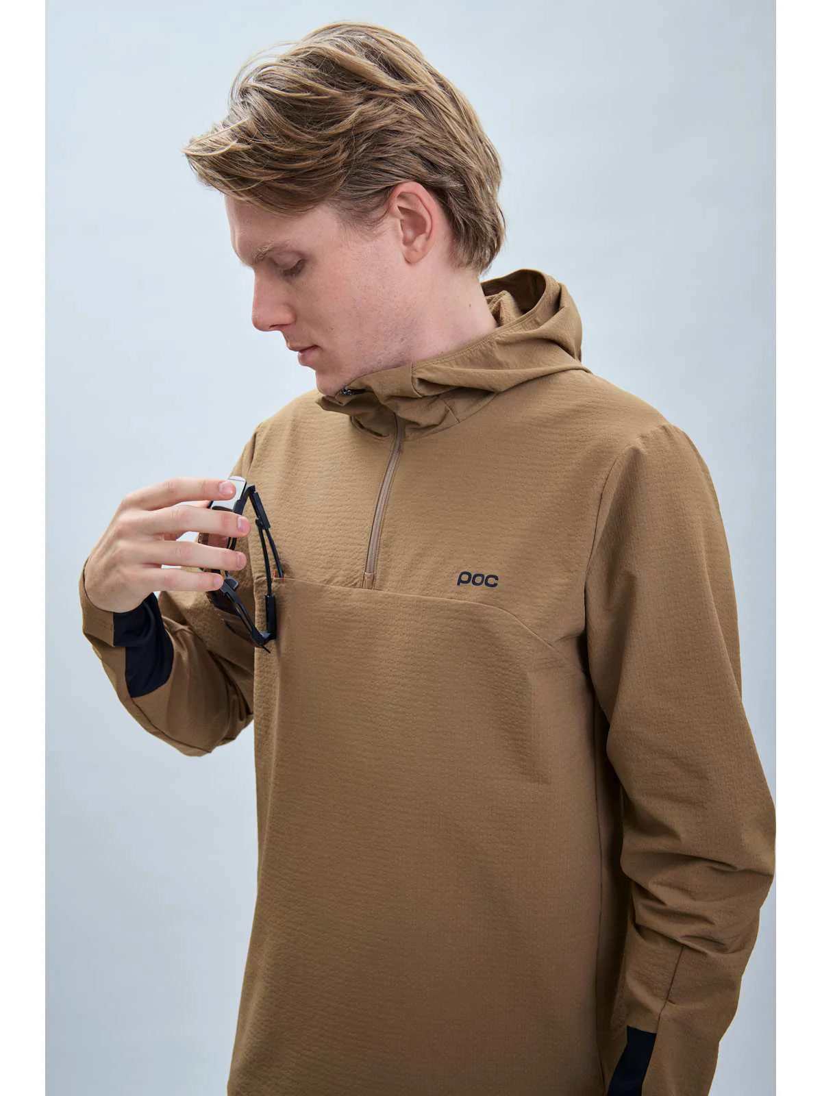 Bluza POC M's Mantle Thermal Hoodie -Jasper Brown - Image 3