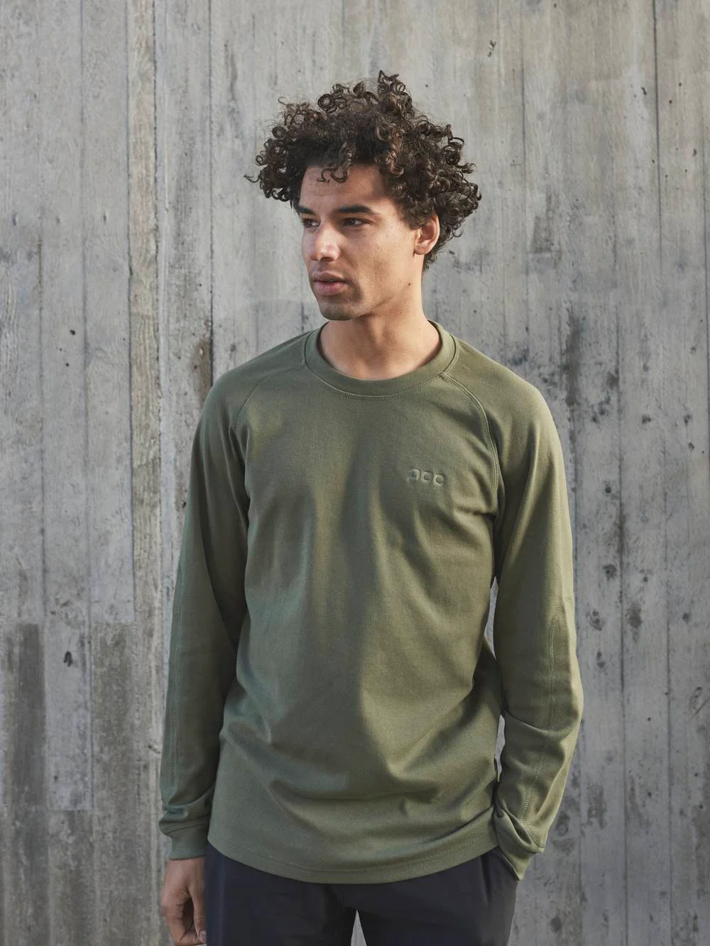 Bluza POC POISE Crew Neck - Epid. Green - Image 2
