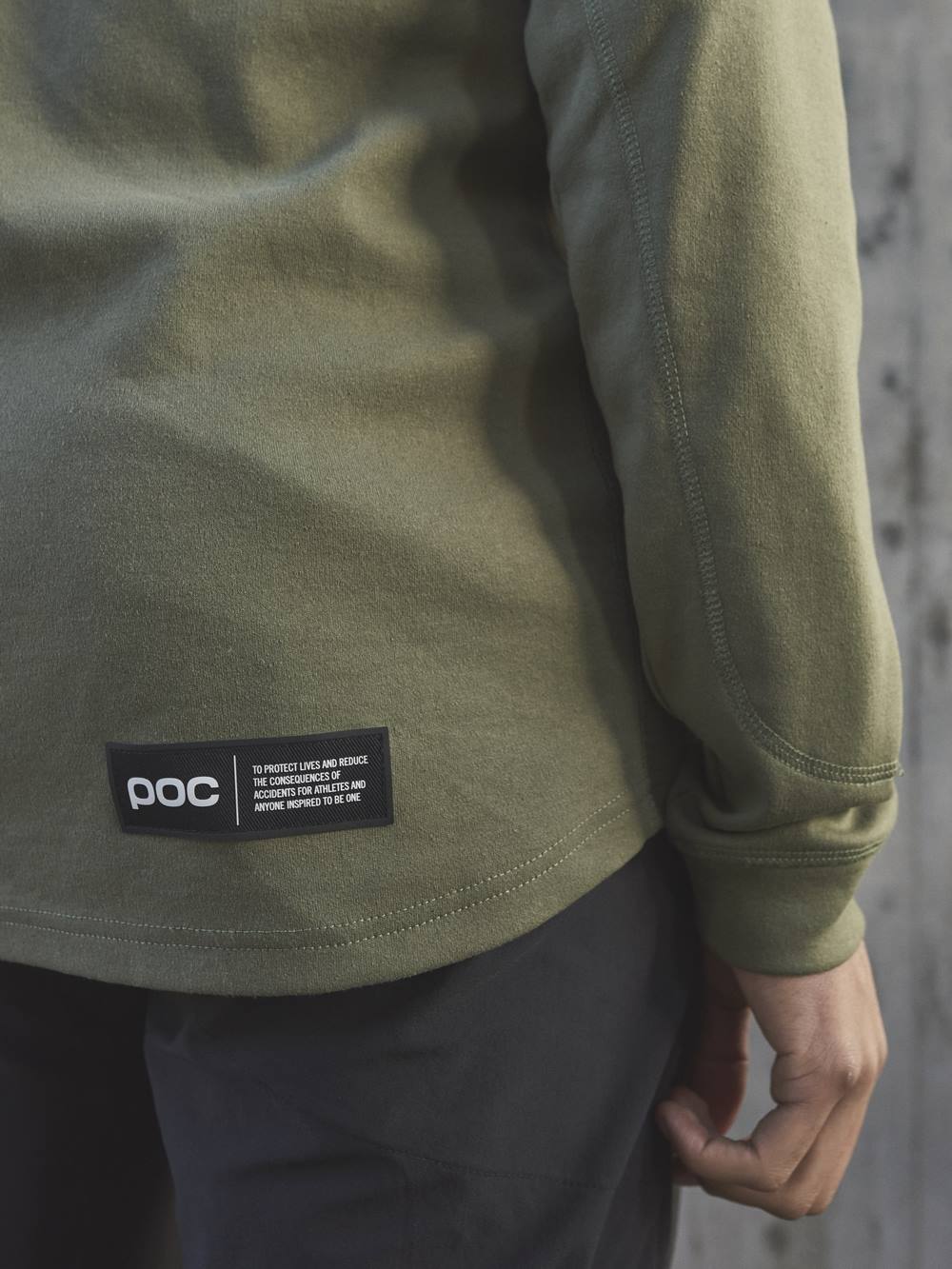 Bluza POC POISE Crew Neck - Epid. Green - Image 4