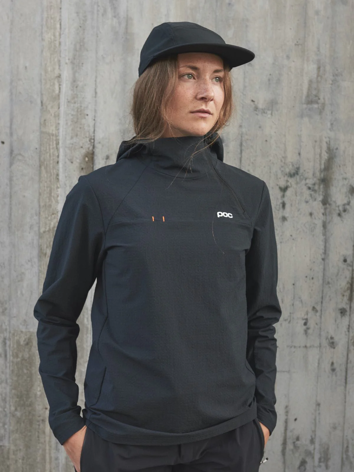 Bluza POC W's MANTLE THERMAL HOODIE - Ur. Black - Image 2