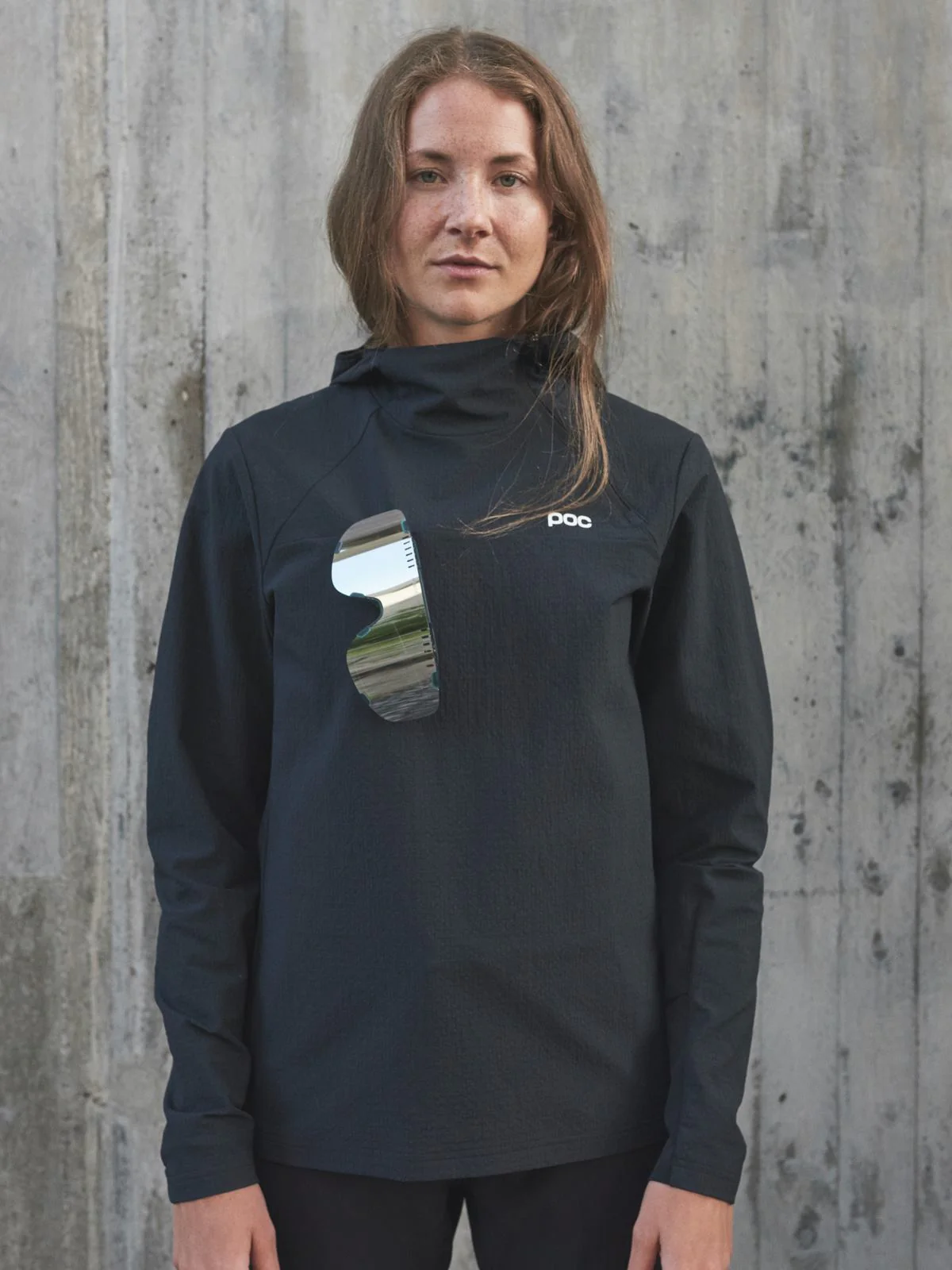 Bluza POC W's MANTLE THERMAL HOODIE - Ur. Black - Image 3