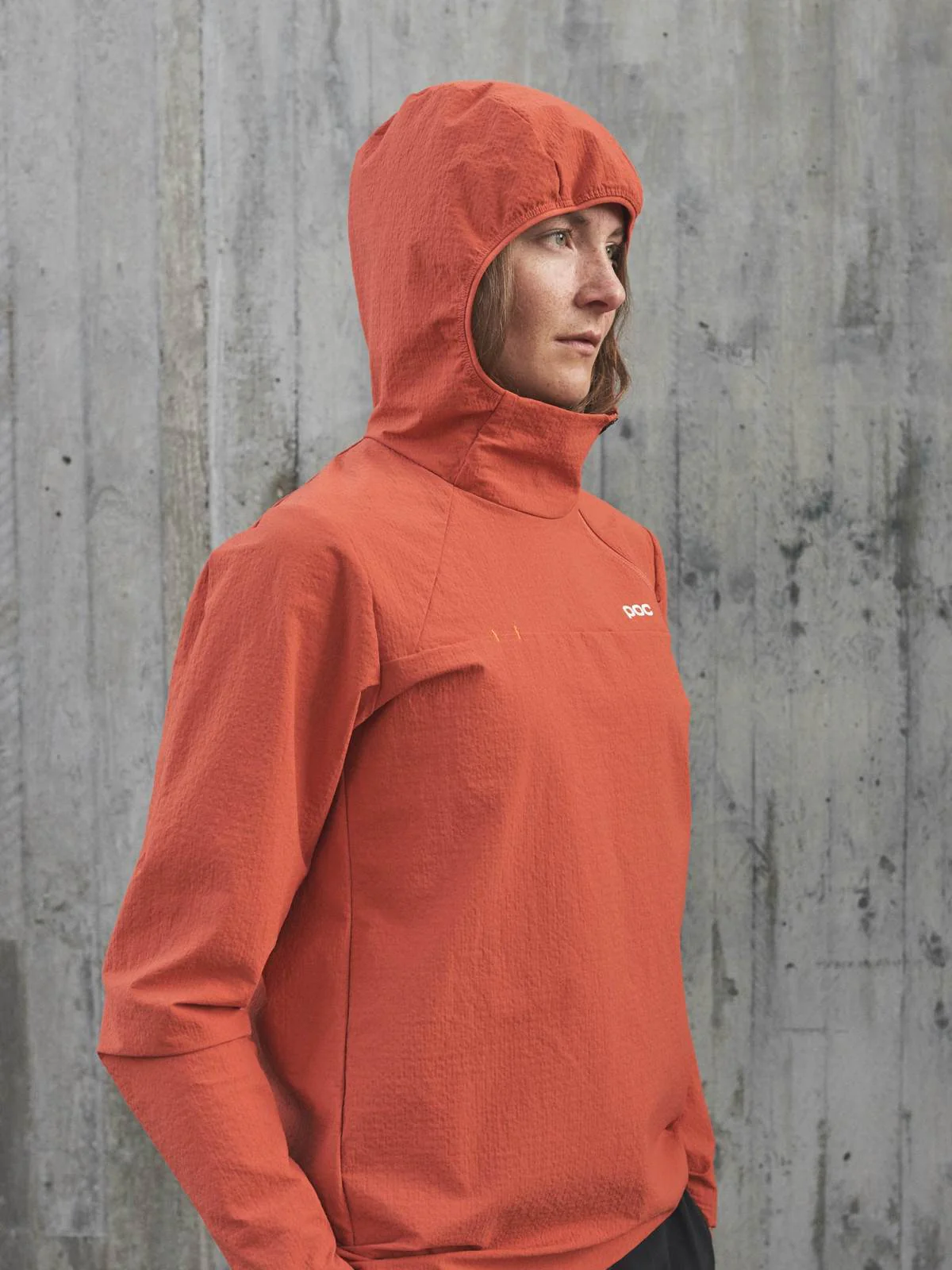 Bluza POC W's MANTLE THERMAL HOODIE - Agate Red - Image 5