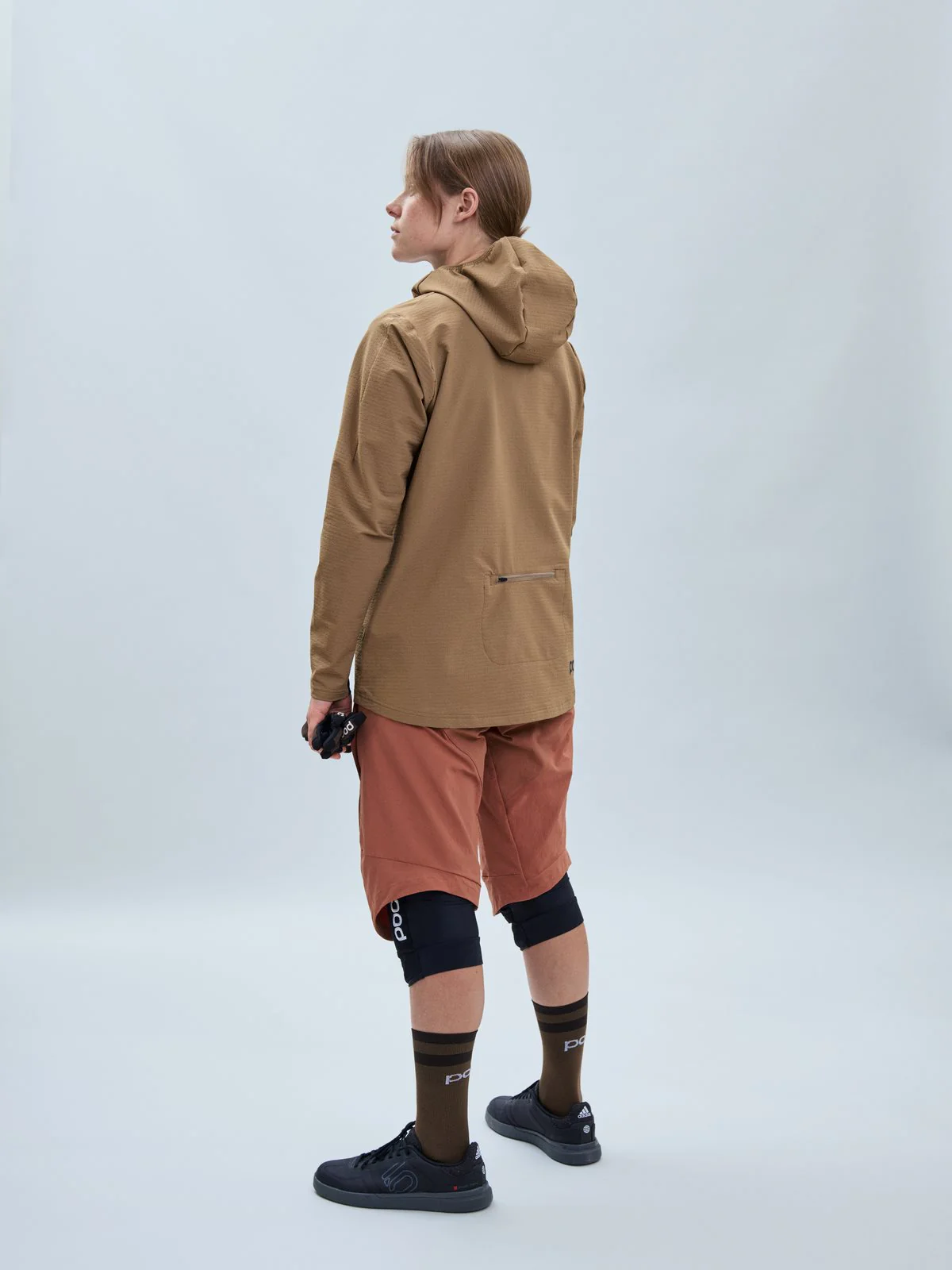 Bluza POC W's Mantle Thermal Hoodie - Jasper Brown - Image 3