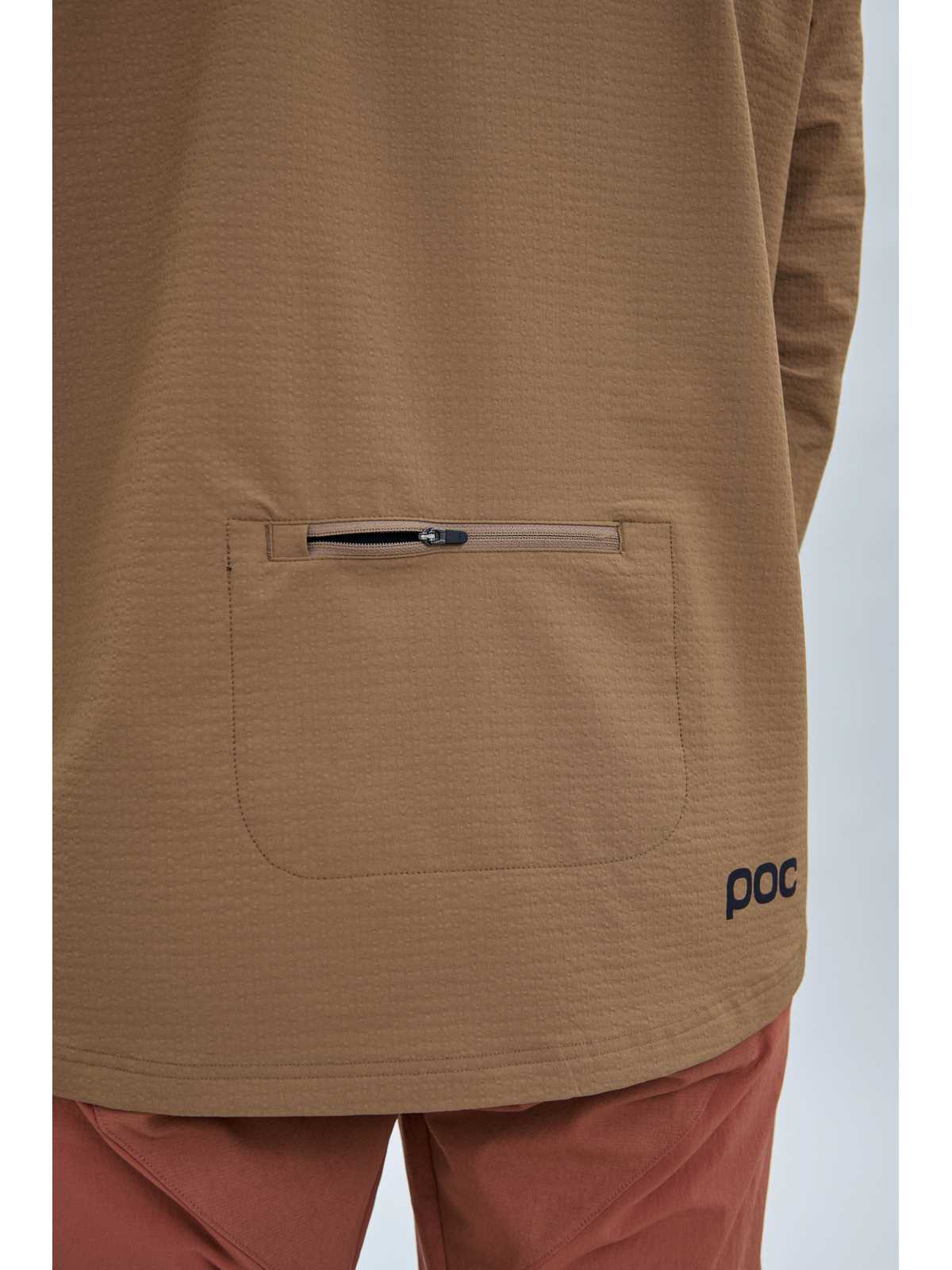Bluza POC W's Mantle Thermal Hoodie - Jasper Brown - Image 5