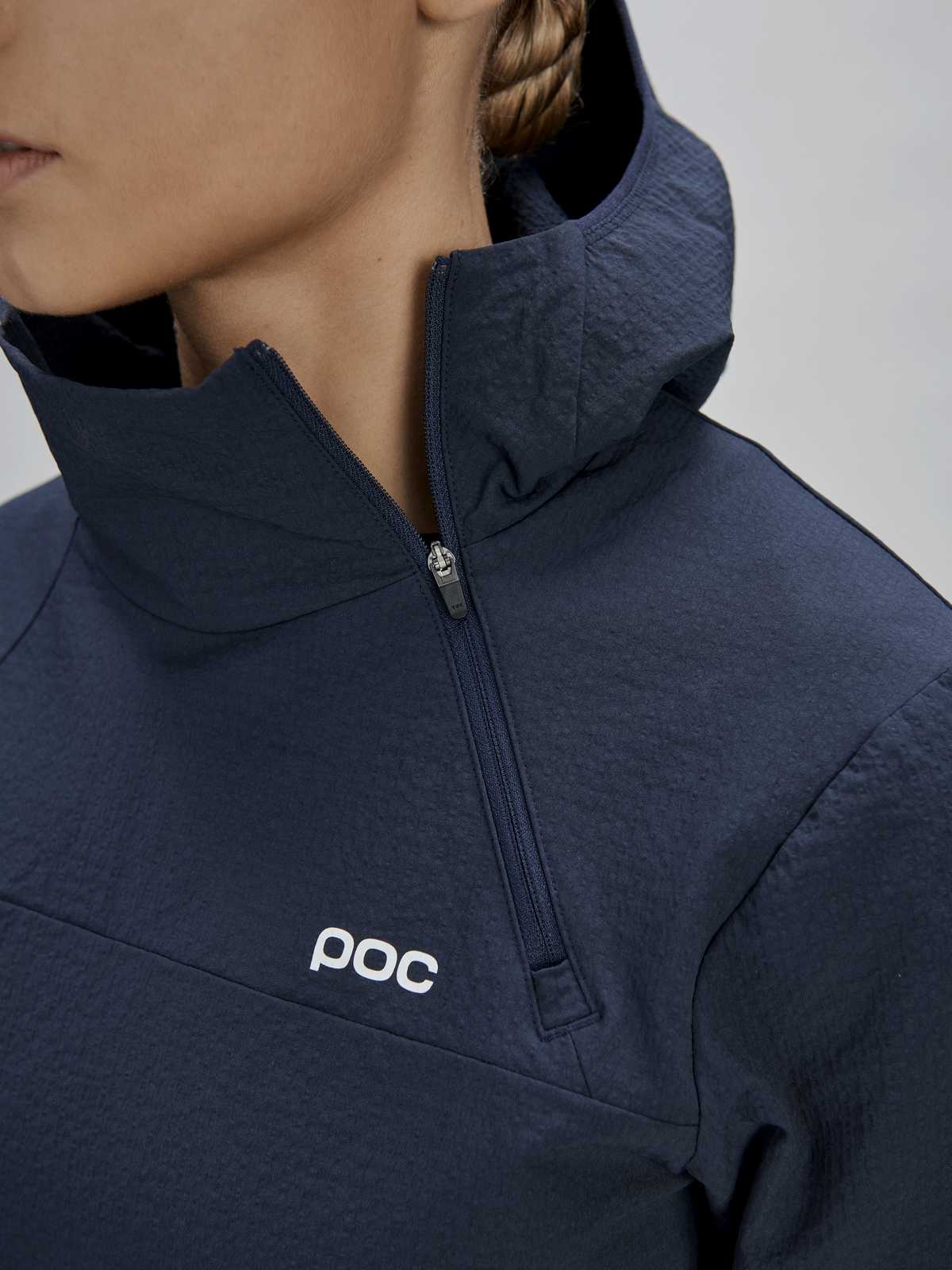 Kurtka POC W's Mantle Thermal Hoodie - Apatite Navy - Image 3