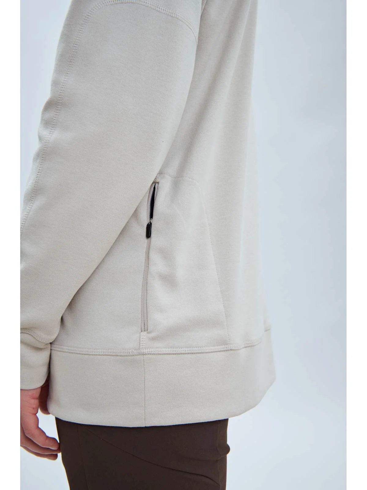 Bluza damska POC W's Poise Crew Neck - Light Sandstone Beige - Image 4