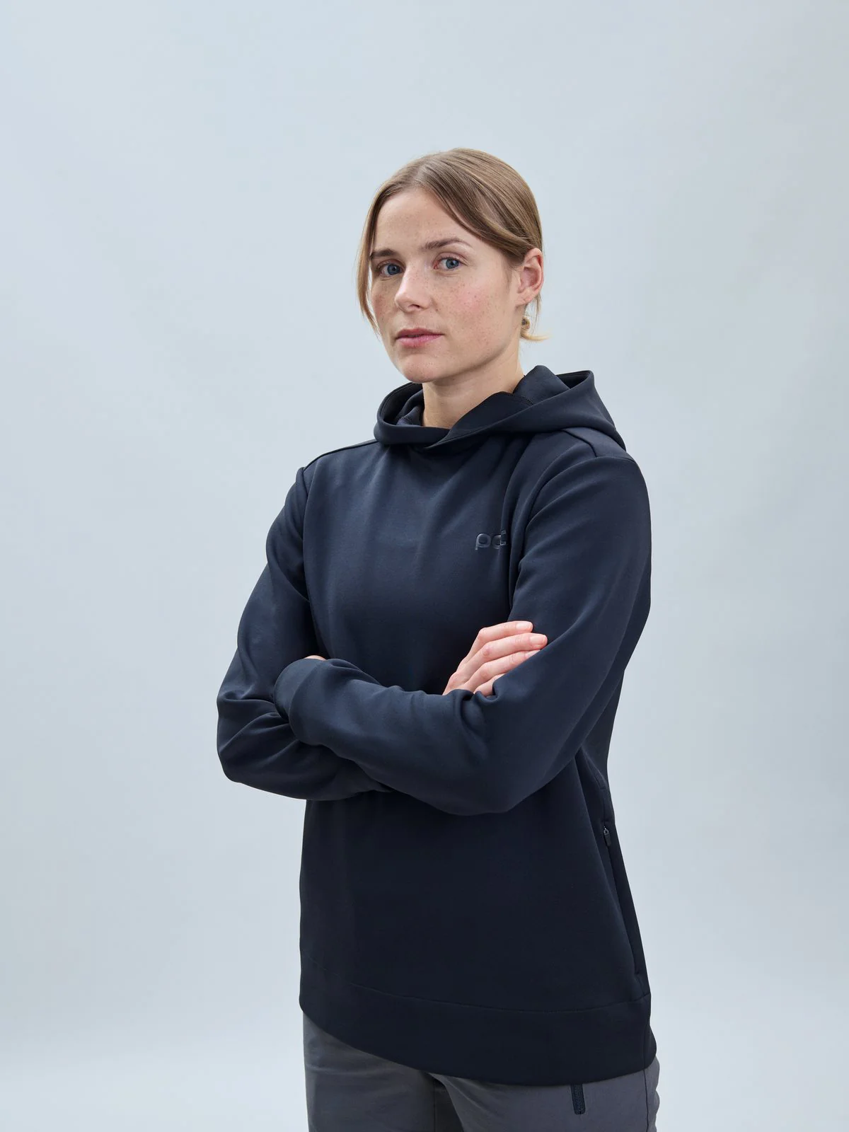 Bluza damska z kapturem POC W's Poise Hoodie - Ur. Black - Image 2