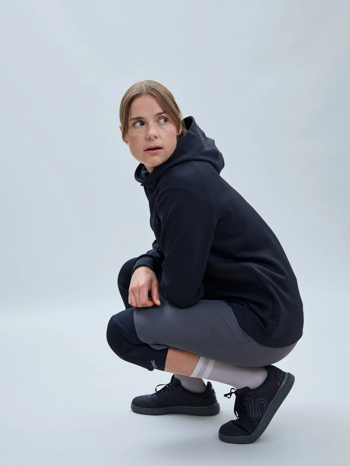 Bluza damska z kapturem POC W's Poise Hoodie - Ur. Black - Image 5