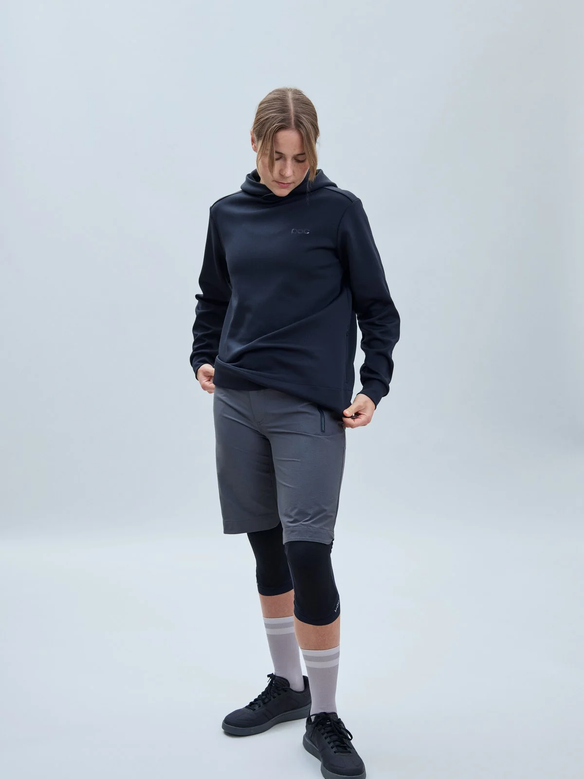 Bluza damska z kapturem POC W's Poise Hoodie - Ur. Black - Image 7