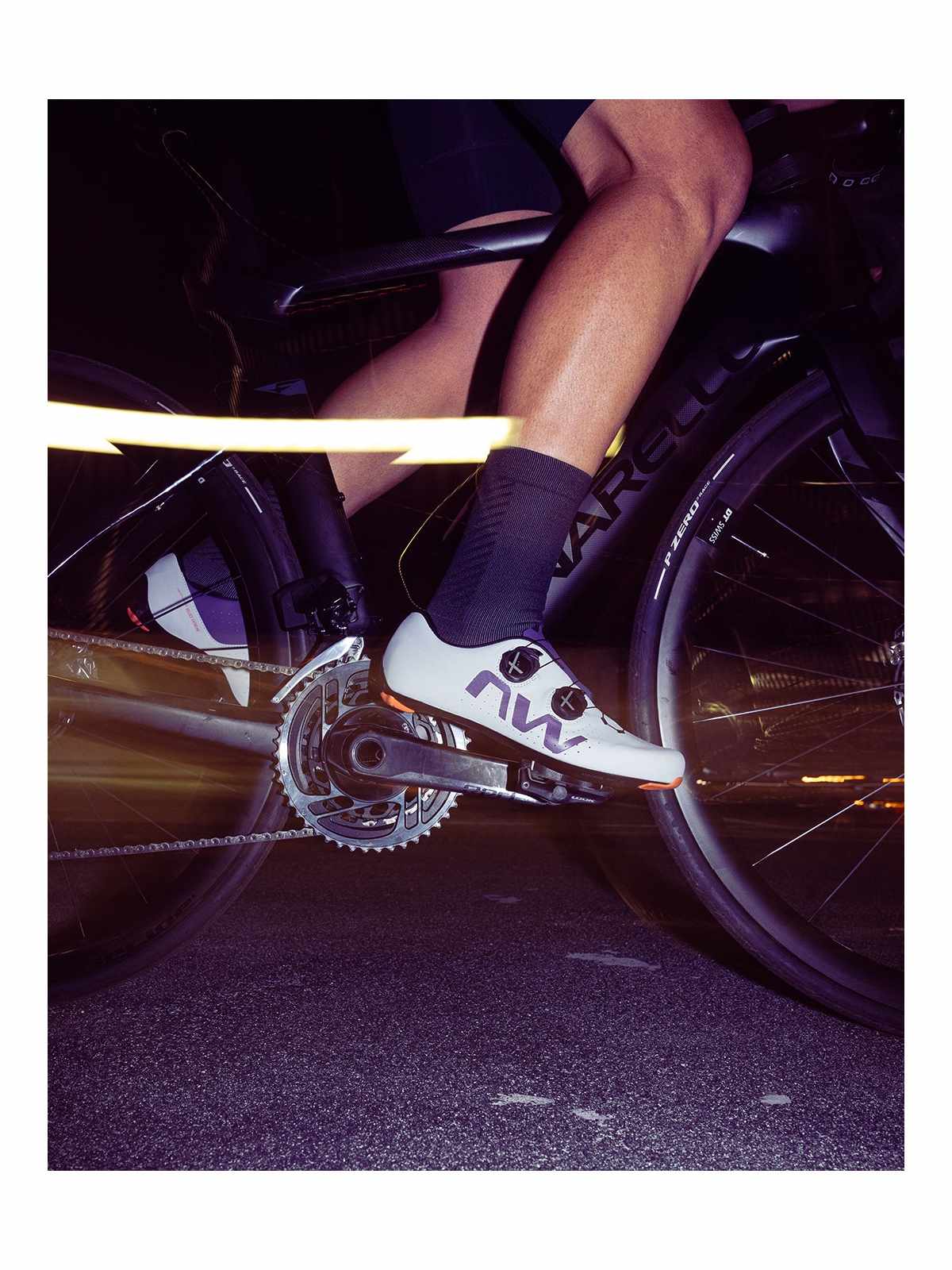 Buty rowerowe NORTHWAVE Veloce Extreme Light Grey/Dark Purple - Image 5
