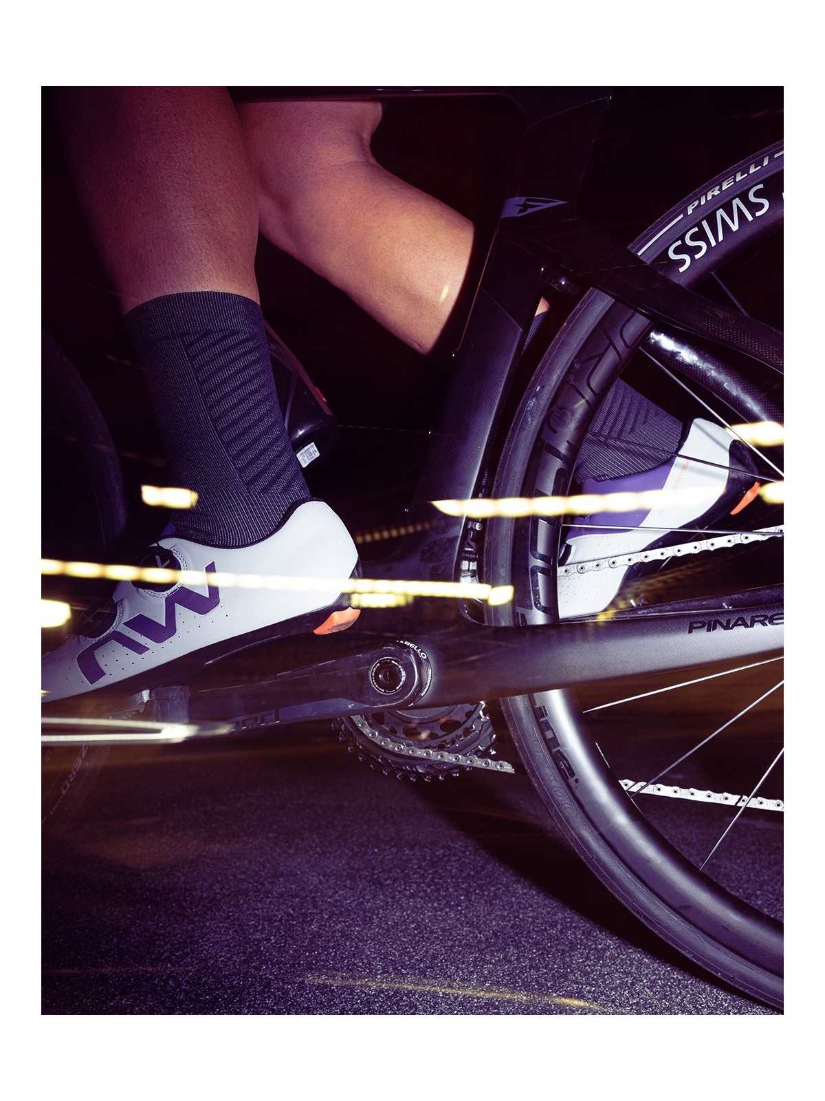 Buty rowerowe NORTHWAVE Veloce Extreme Light Grey/Dark Purple - Image 7