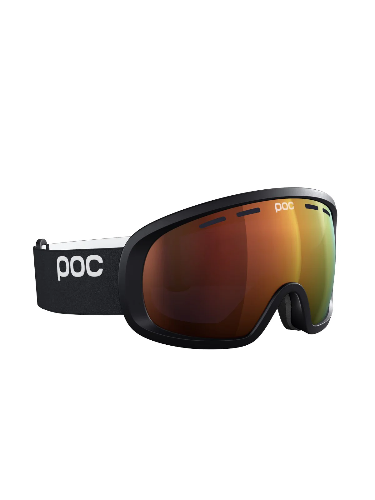 Gogle narciarskie POC Fovea Mid - Ur. Black|Pt. Sunny Orange Cat 2 - Image 2