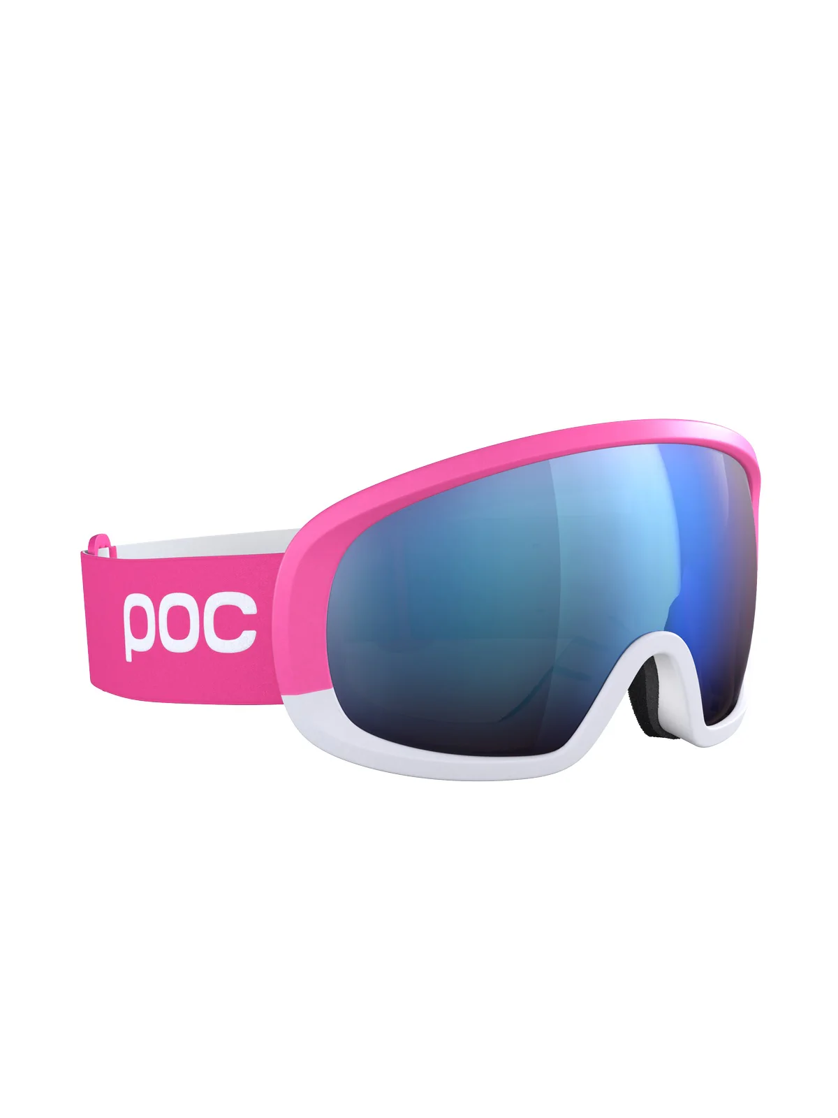 Gogle narciarskie POC Fovea Mid Clarity Comp - Fluo. Pink/Hyd. White/Spektris Blue Cat 2 - Image 3