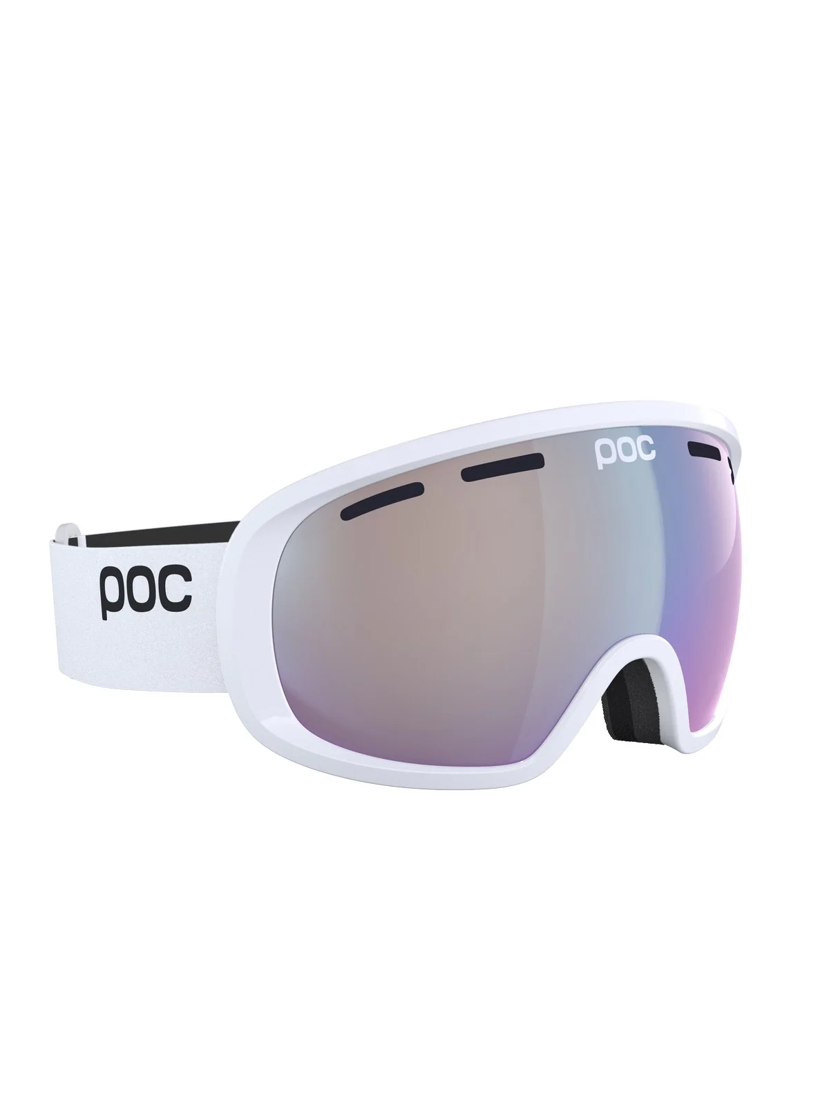 Gogle narciarskie POC Fovea Mid Photochromic - Hydr. White|Light Pink-Sky Blue Cat 1-3 - Image 4