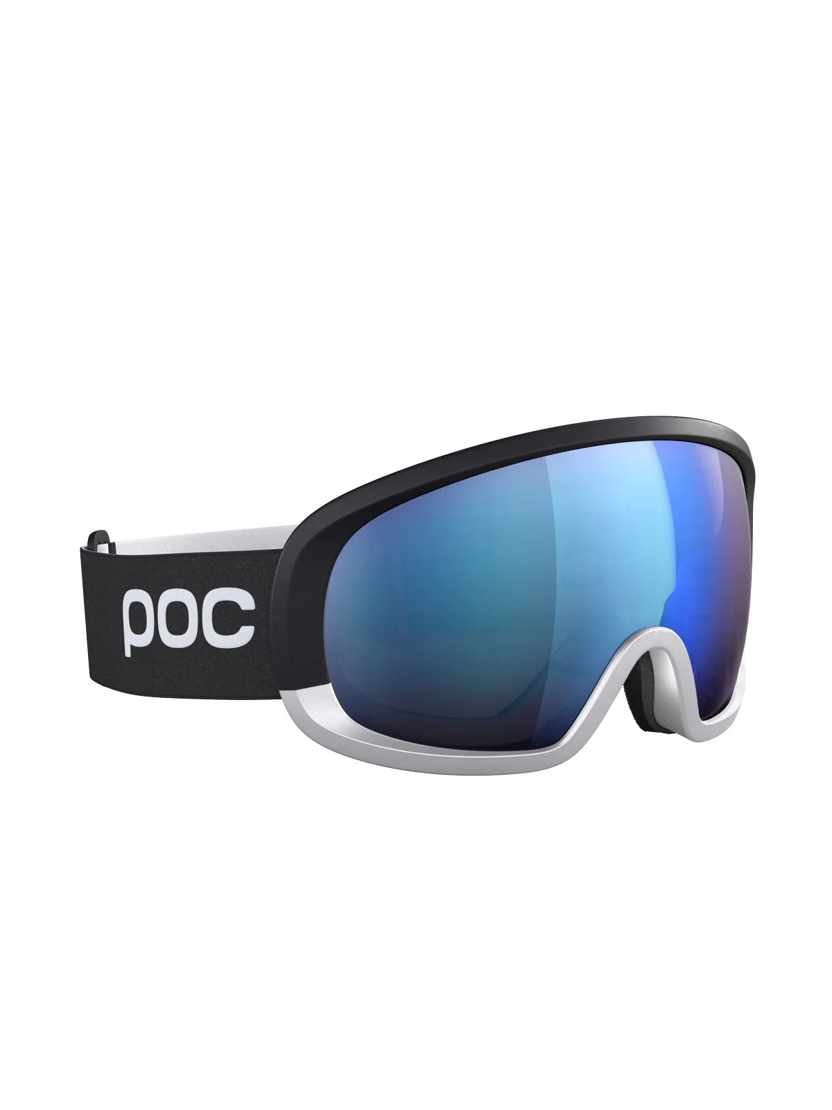 Gogle narciarskie POC Fovea Mid Race - Ur. Black|Argentite Silver|Pt. Sunny Blue Cat 2 - Image 4