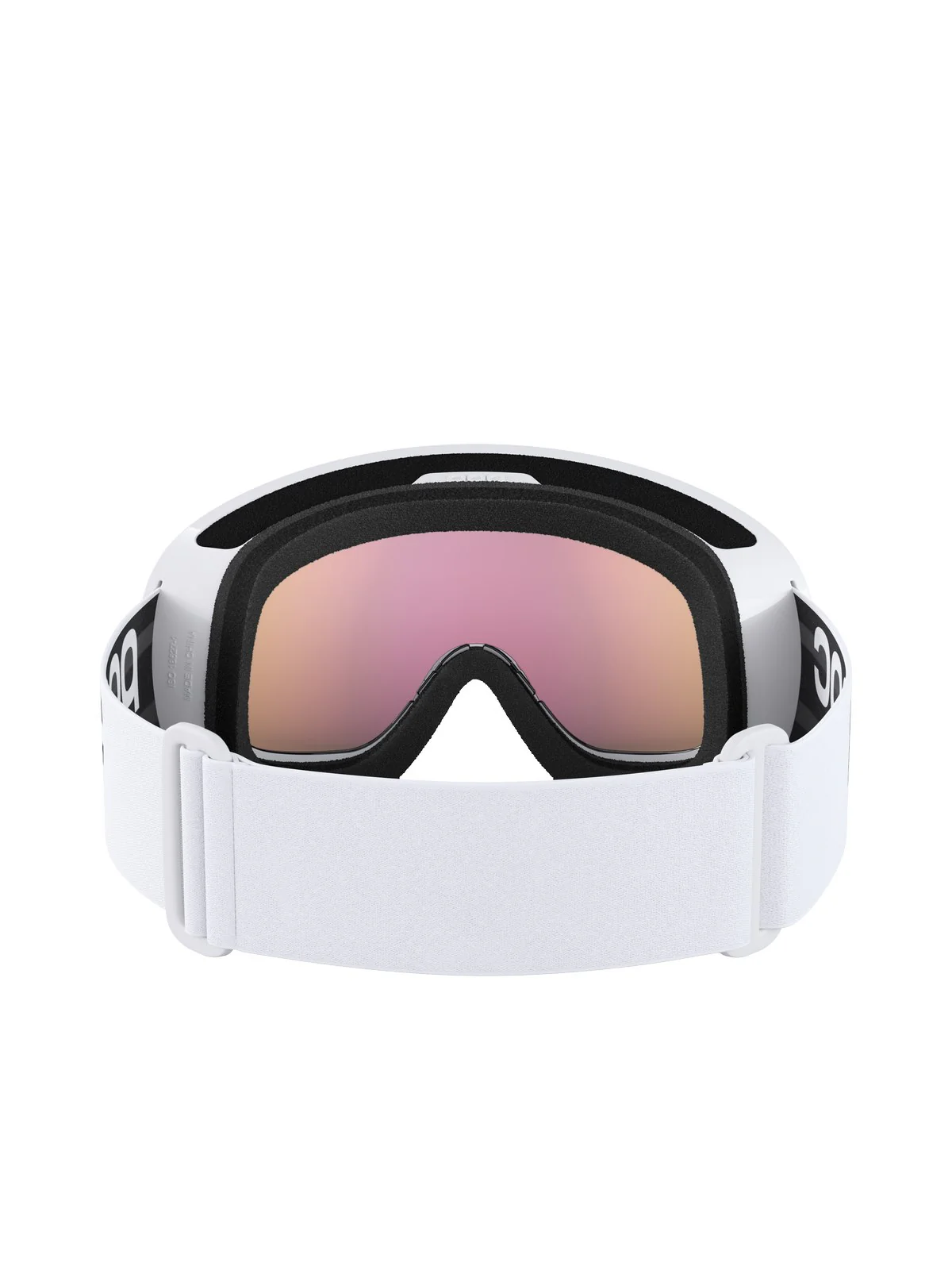 Gogle narciarskie POC Fovea Mid Wide Fit - Hyd. White/Pt. Sunny Orange - Image 4