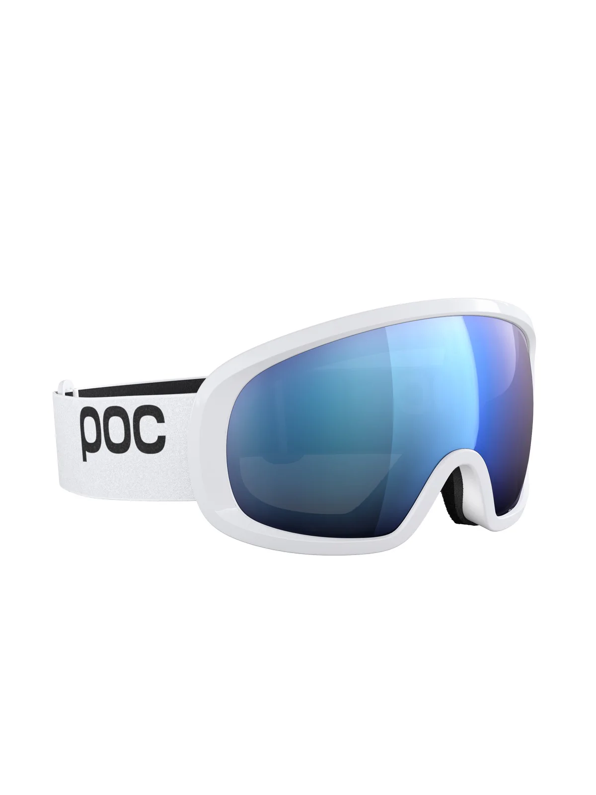 Gogle narciarskie POC Fovea Mid Wide Fit - Hyd. White/Pt. Sunny Blue - Image 3