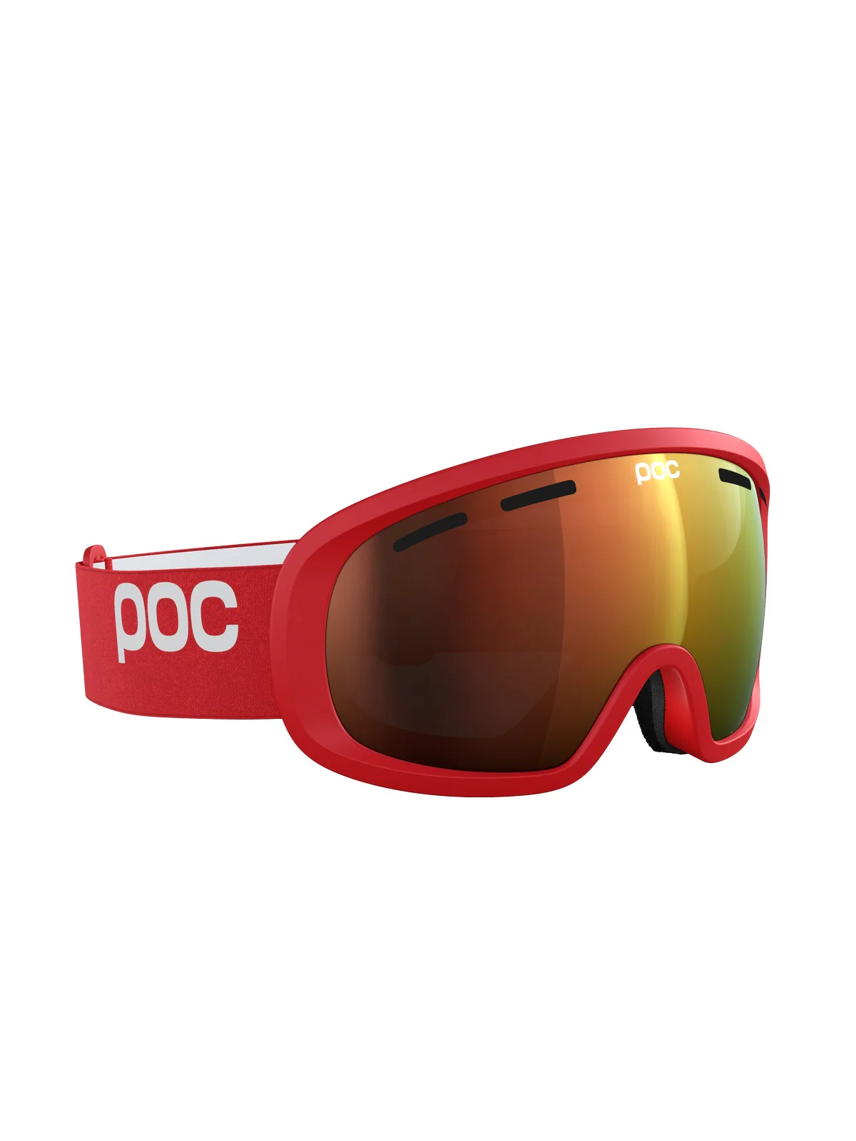 Gogle narciarskie POC Fovea Mid Wide Fit - Pris. Red/Pt. Sunny Orange - Image 3