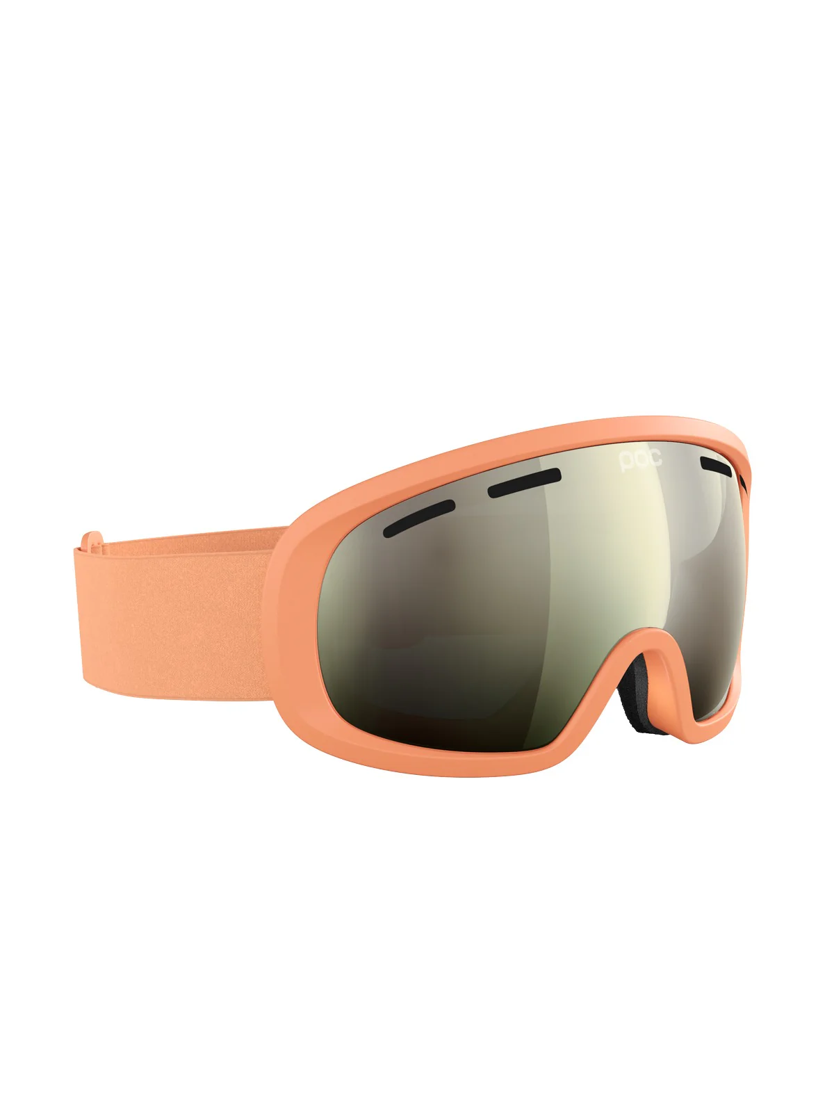 Gogle narciarskie POC Fovea Mid Wide Fit - Apricot Sunstone/Partly Sunny Ivory - Image 3