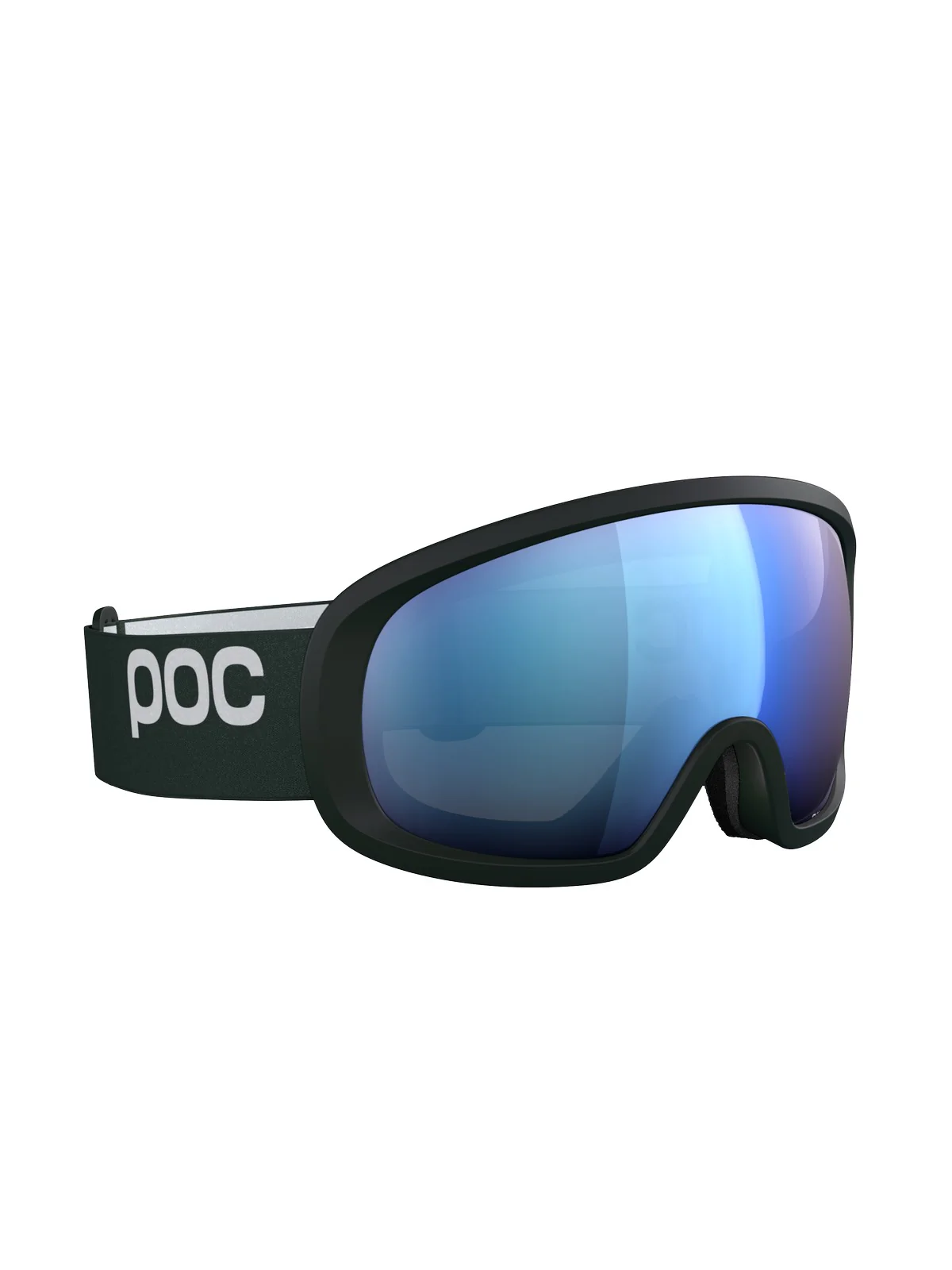 Gogle narciarskie POC Fovea Mid Wide Fit - Parg. Green/Pt. Sunny Blue - Image 3