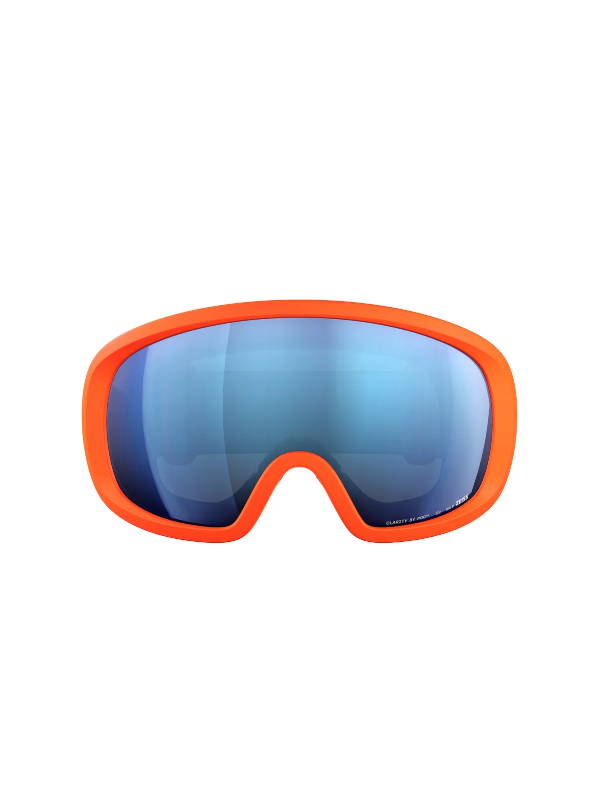 Gogle narciarskie POC Fovea Mid Wide Fit - Zink Orange/Pt. Sunny Blue - Image 2