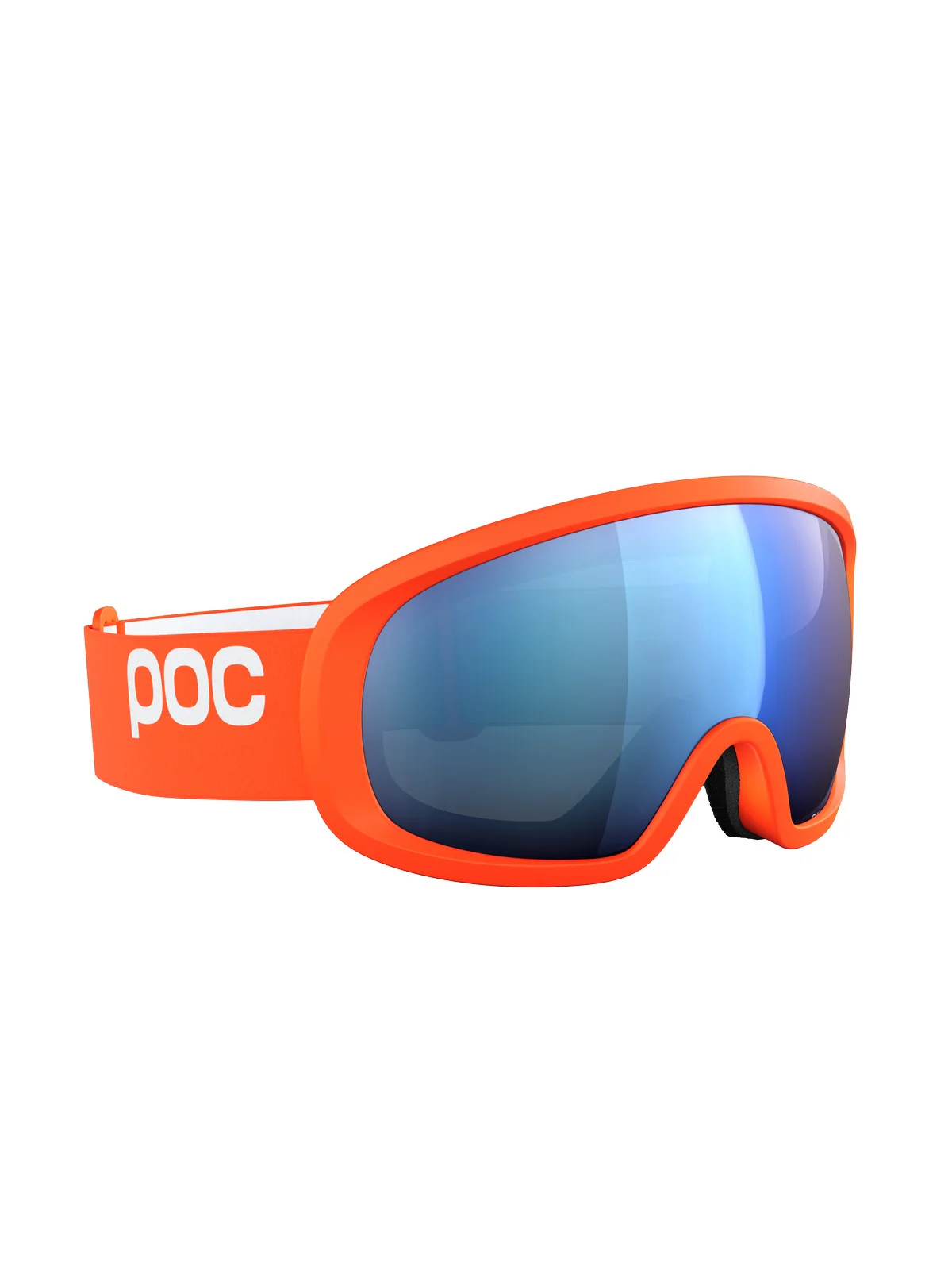 Gogle narciarskie POC Fovea Mid Wide Fit - Zink Orange/Pt. Sunny Blue - Image 3