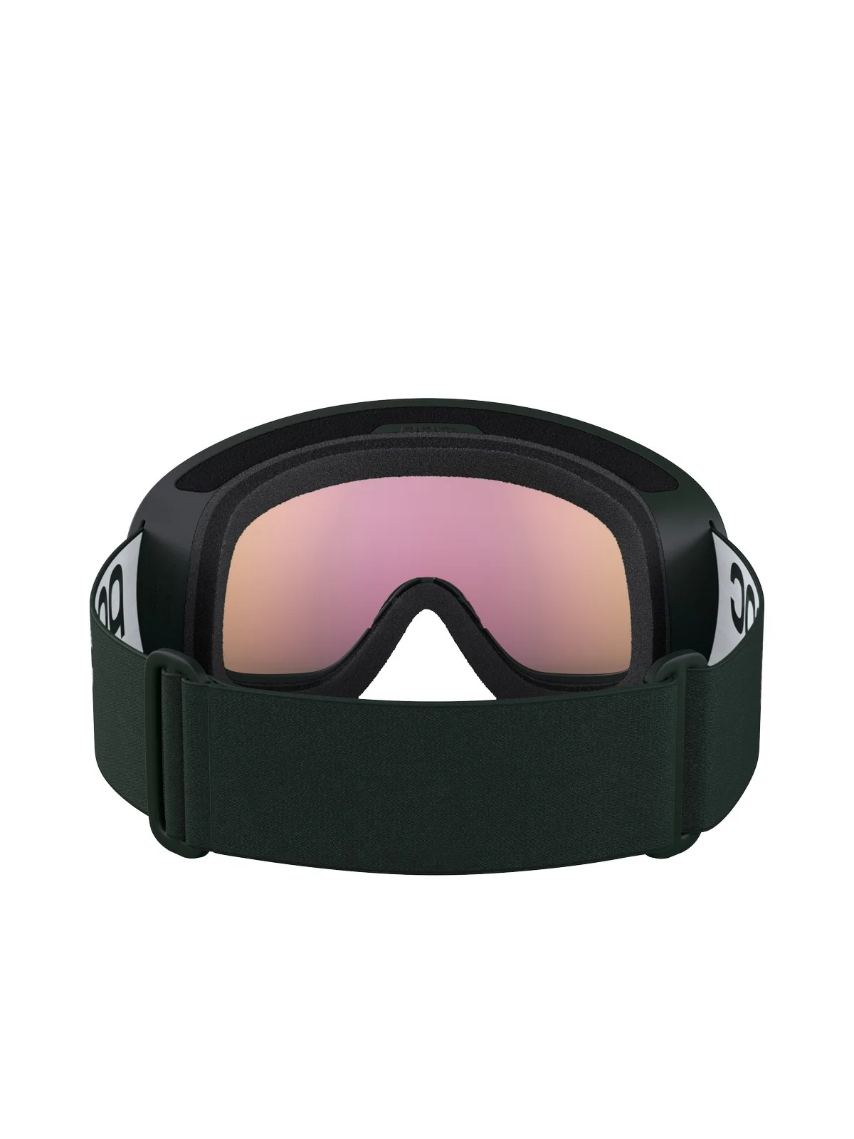 Gogle narciarskie POC Fovea Mid Wide Fit - Parg. Green/Pt. Sunny Orange - Image 4