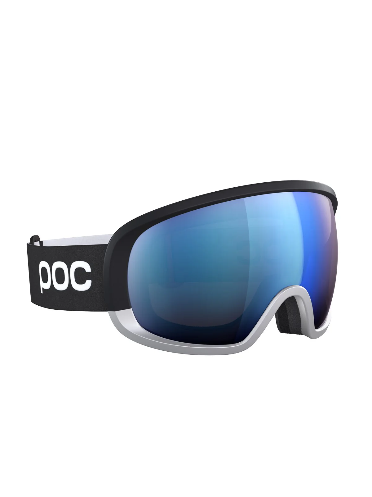 Gogle narciarskie POC Fovea Race - Ur. Black|Argentite Silver|Pt. Sunny Blue Cat 2 - Image 3