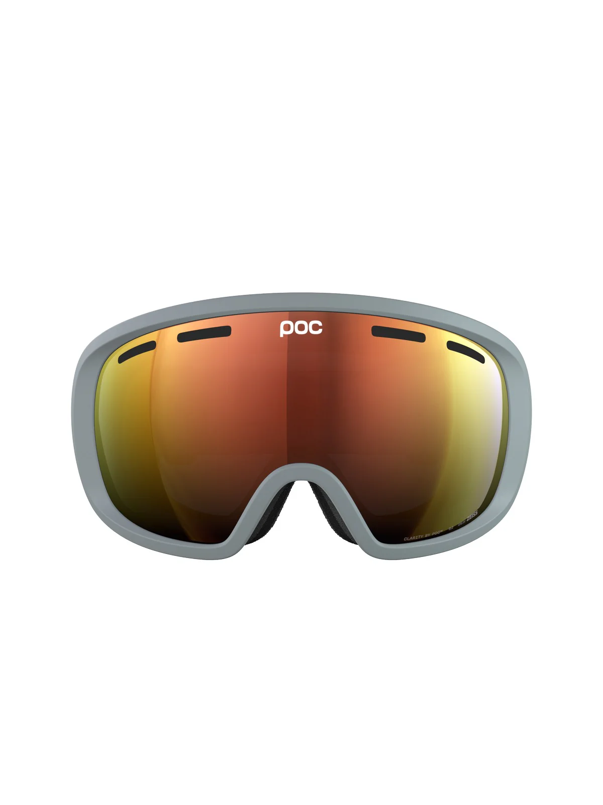 Gogle narciarskie POC Fovea - Granite Grey/Partly Sunny Orange - Image 2