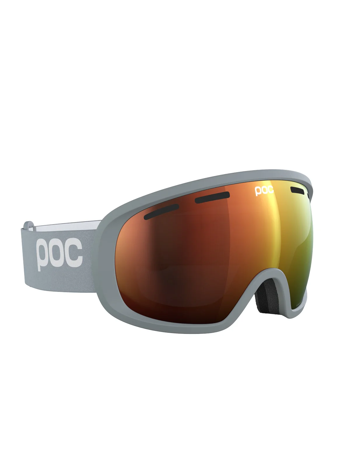 Gogle narciarskie POC Fovea - Granite Grey/Partly Sunny Orange - Image 3