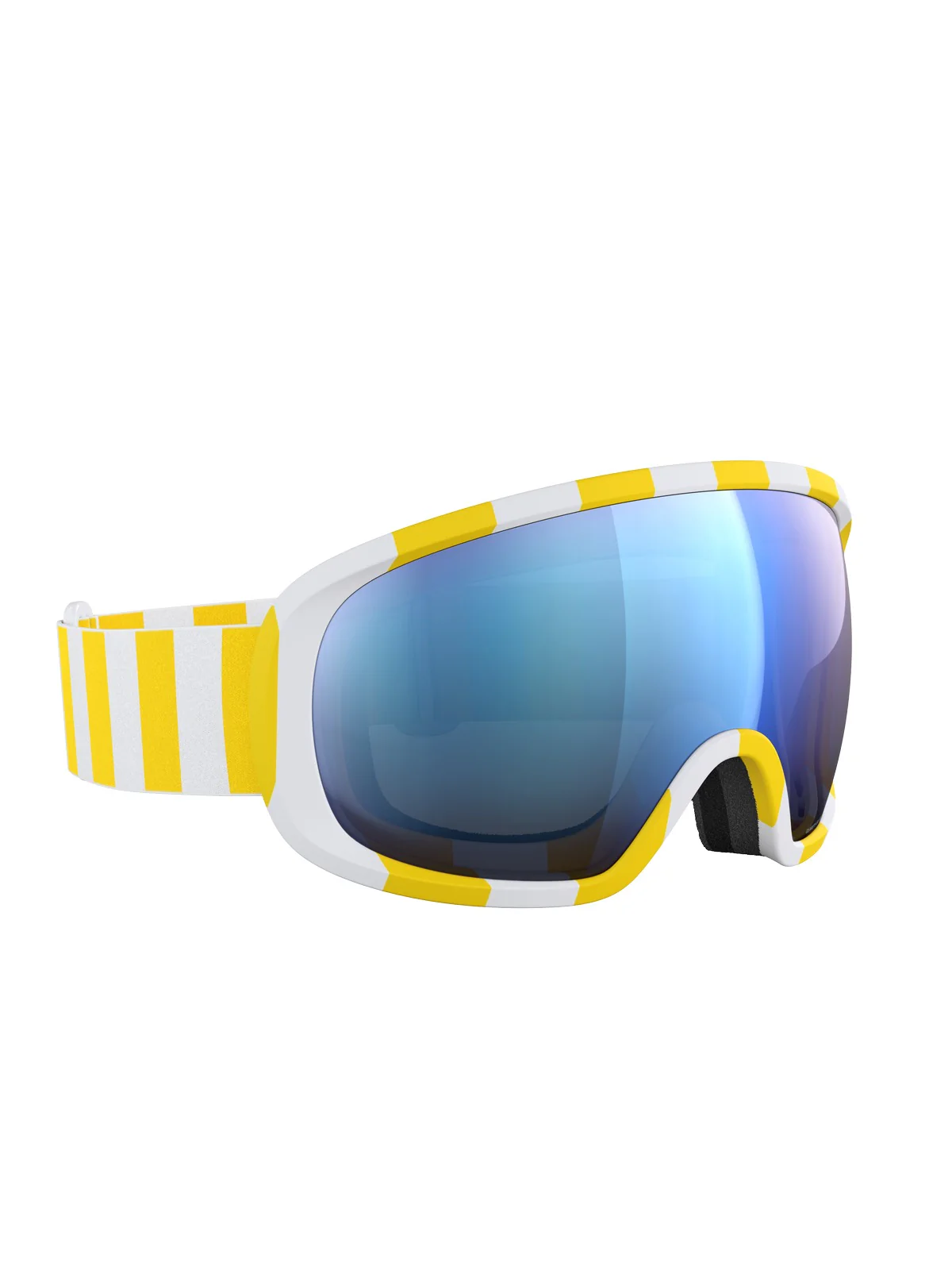 Gogle narciarskie POC Fovea Wide Fit - Jaune/Blanc/Partly Sunny Blue - Image 3