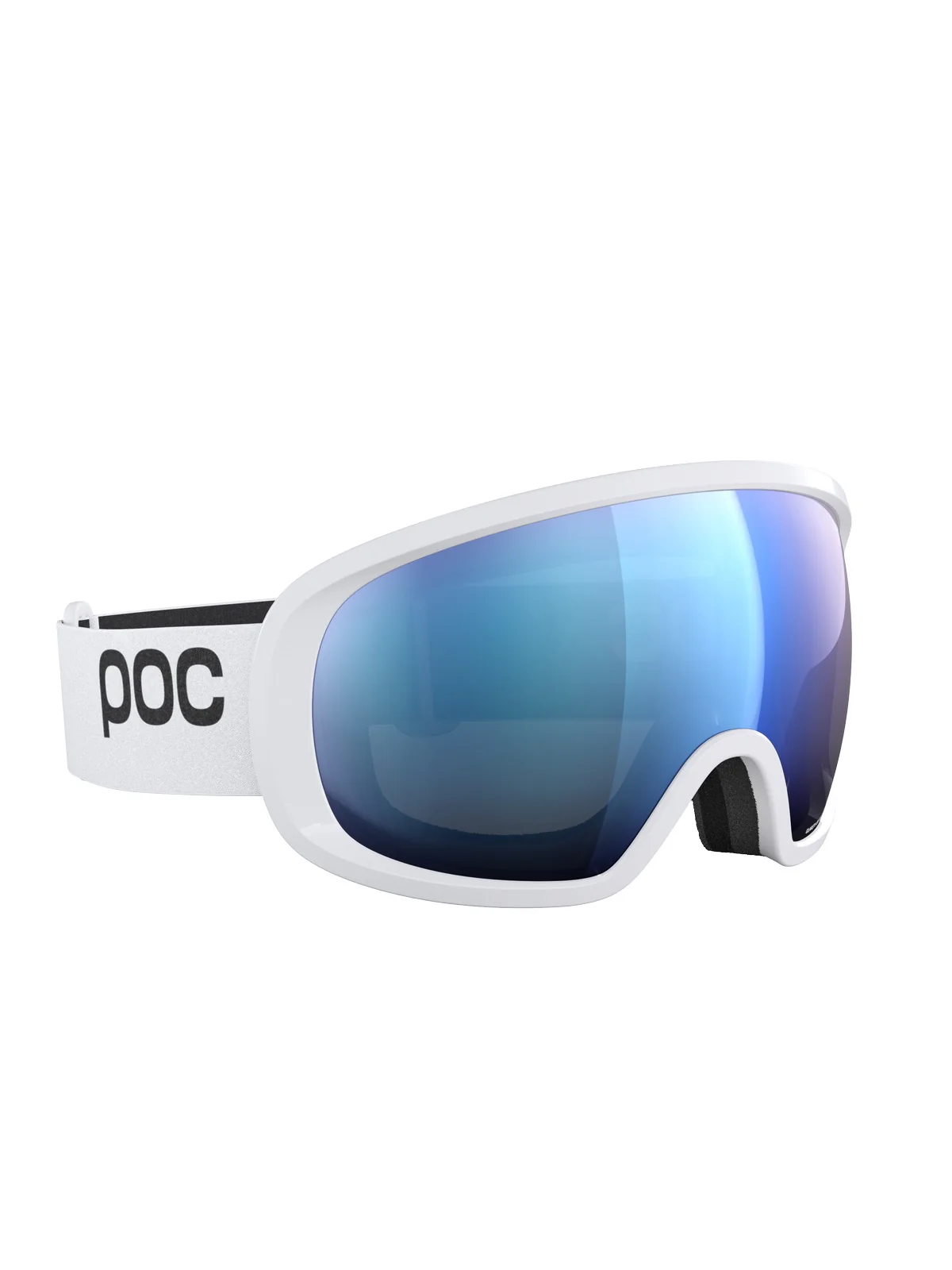 Gogle narciarskie POC Fovea Wide Fit - Hyd. White/Pt. Sunny Blue - Image 3