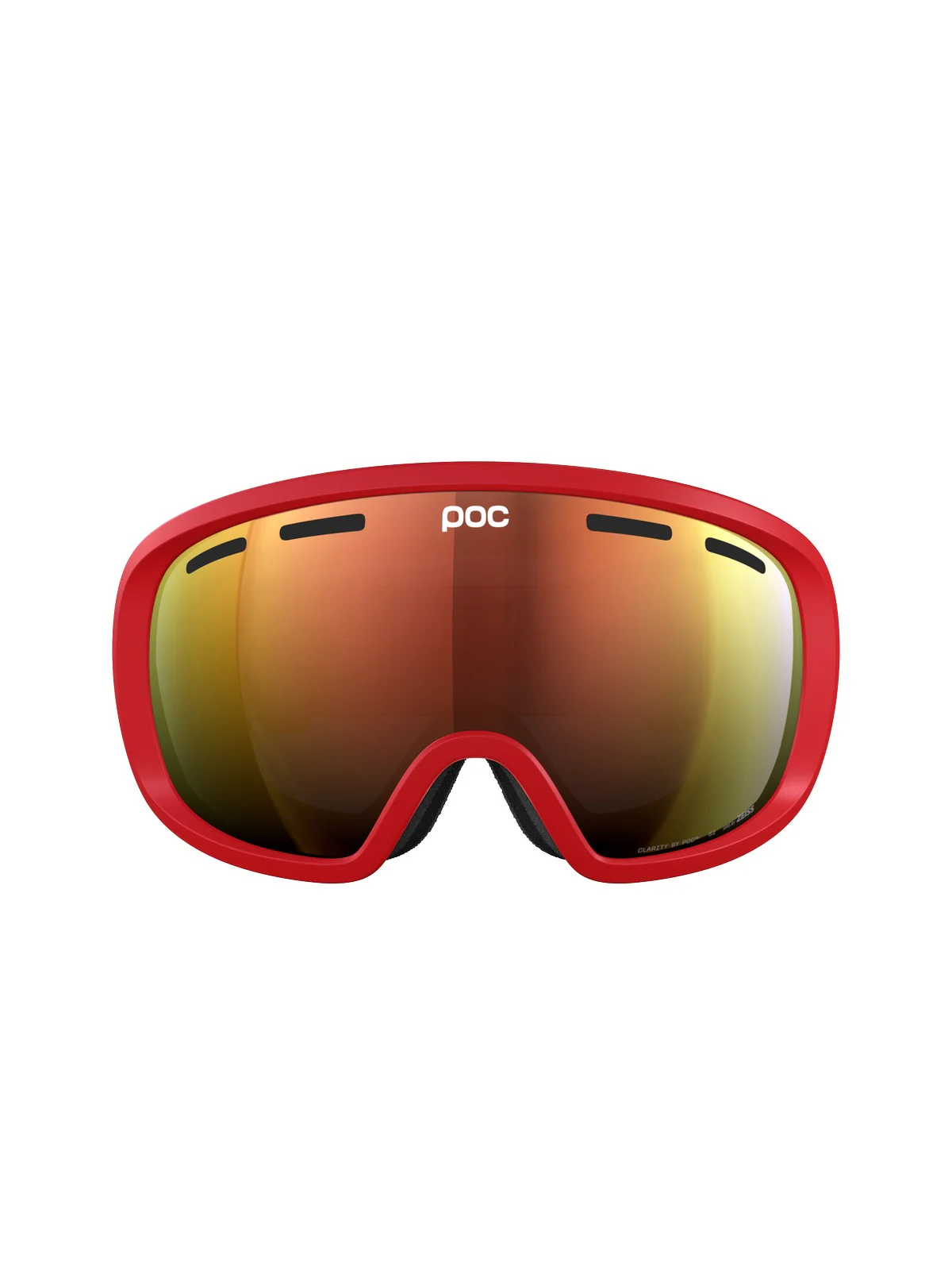Gogle narciarskie POC Fovea Wide Fit - Pris. Red/Pt. Sunny Orange - Image 2