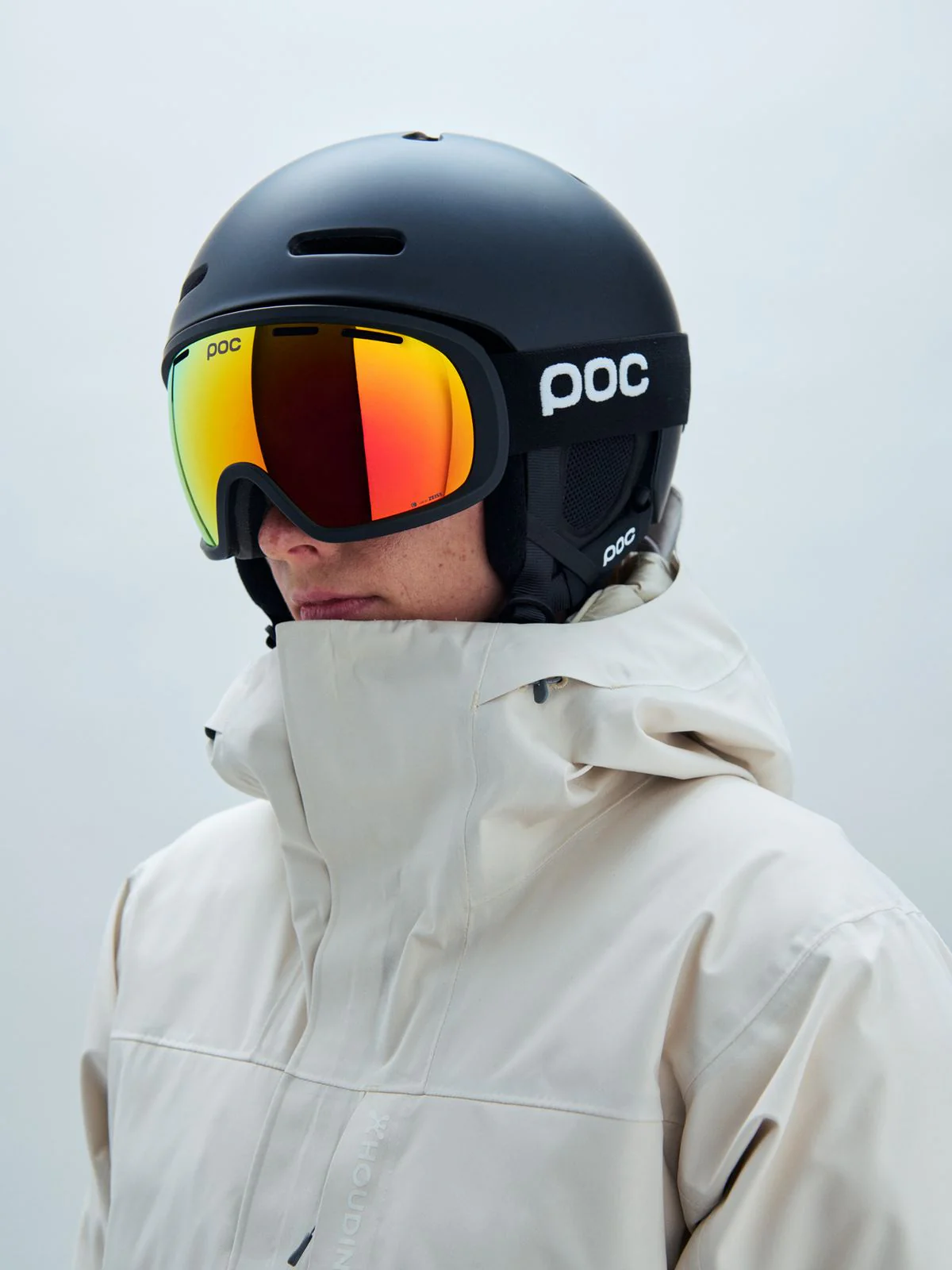 Gogle narciarskie POC Fovea Wide Fit - Parg. Green/Pt. Sunny Orange - Image 5
