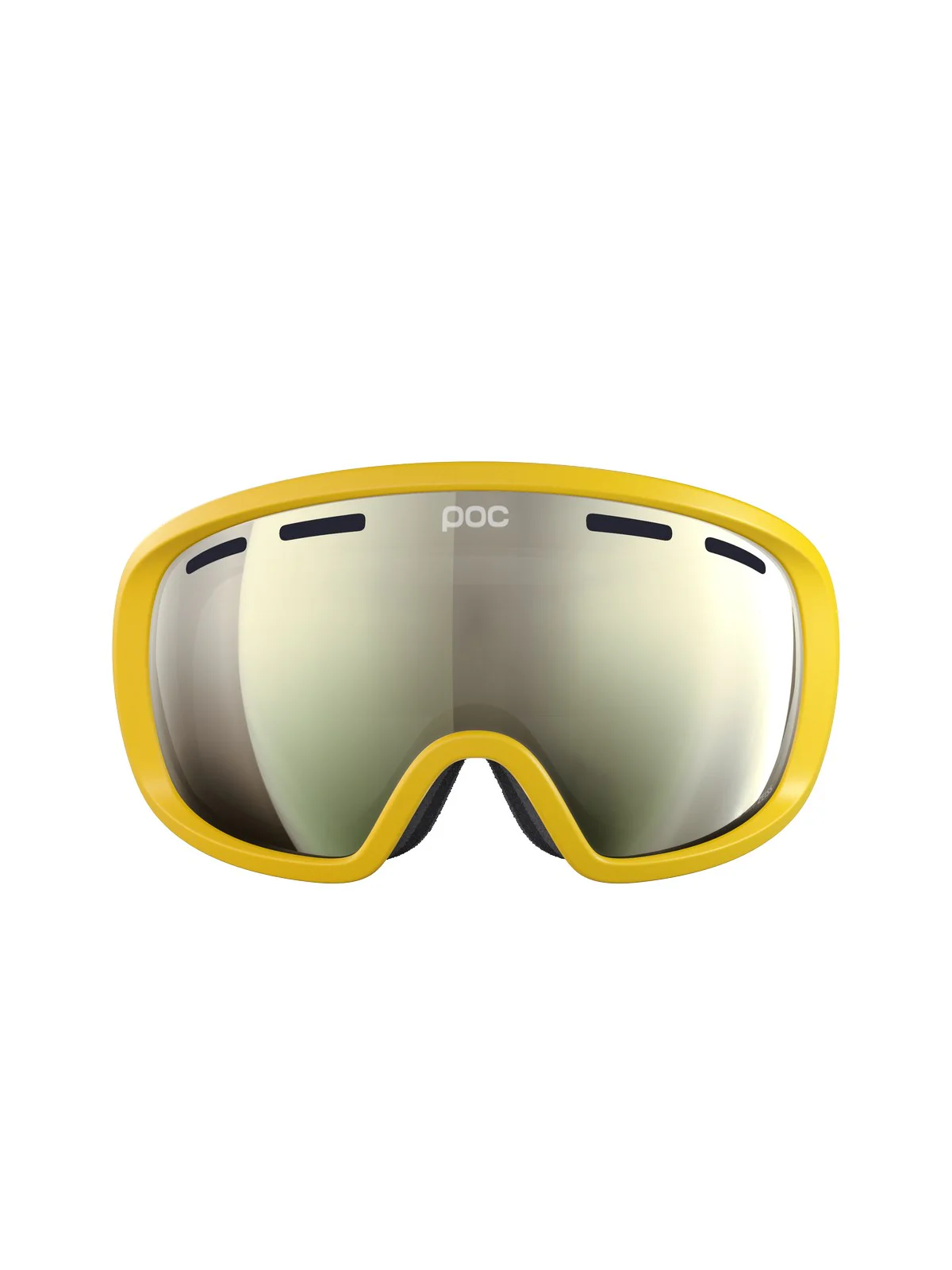 Gogle narciarskie POC Fovea - Sulphite Yellow|Pt. Sunny Ivory Cat 2 - Image 2