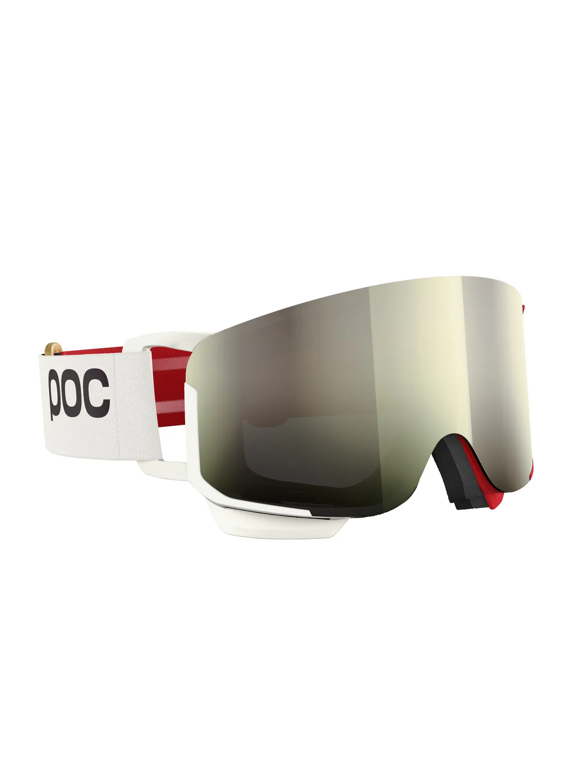 Gogle narciarskie POC Nexal Mid Wide Fit - Rouge/Blanc - Image 2