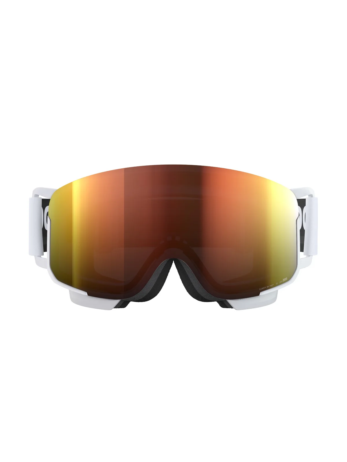 Gogle narciarskie POC Nexal Mid Wide Fit - Hyd. White/Pt. Sunny Orange - Image 2