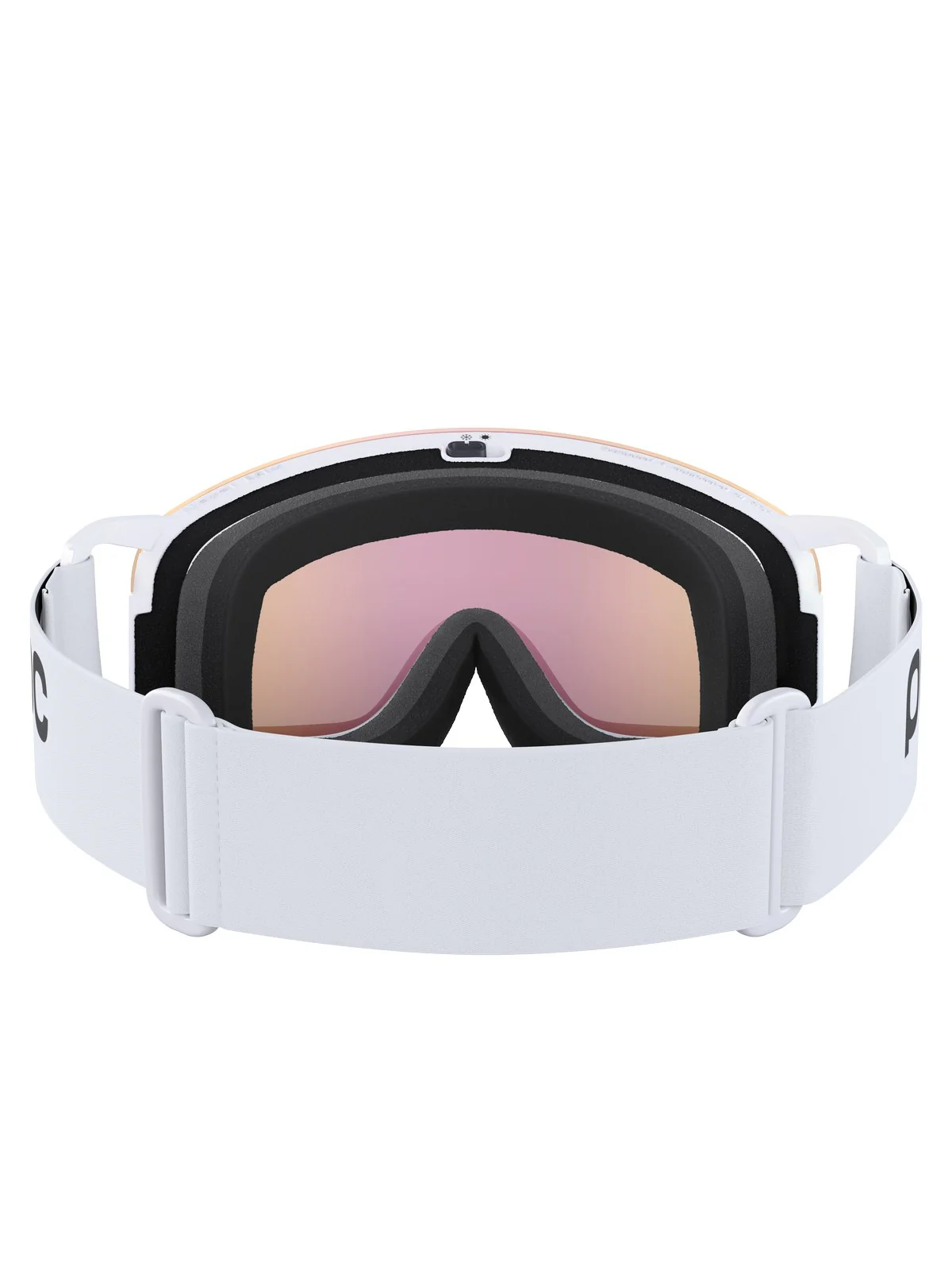 Gogle narciarskie POC Nexal Mid Wide Fit - Hyd. White/Pt. Sunny Orange - Image 4