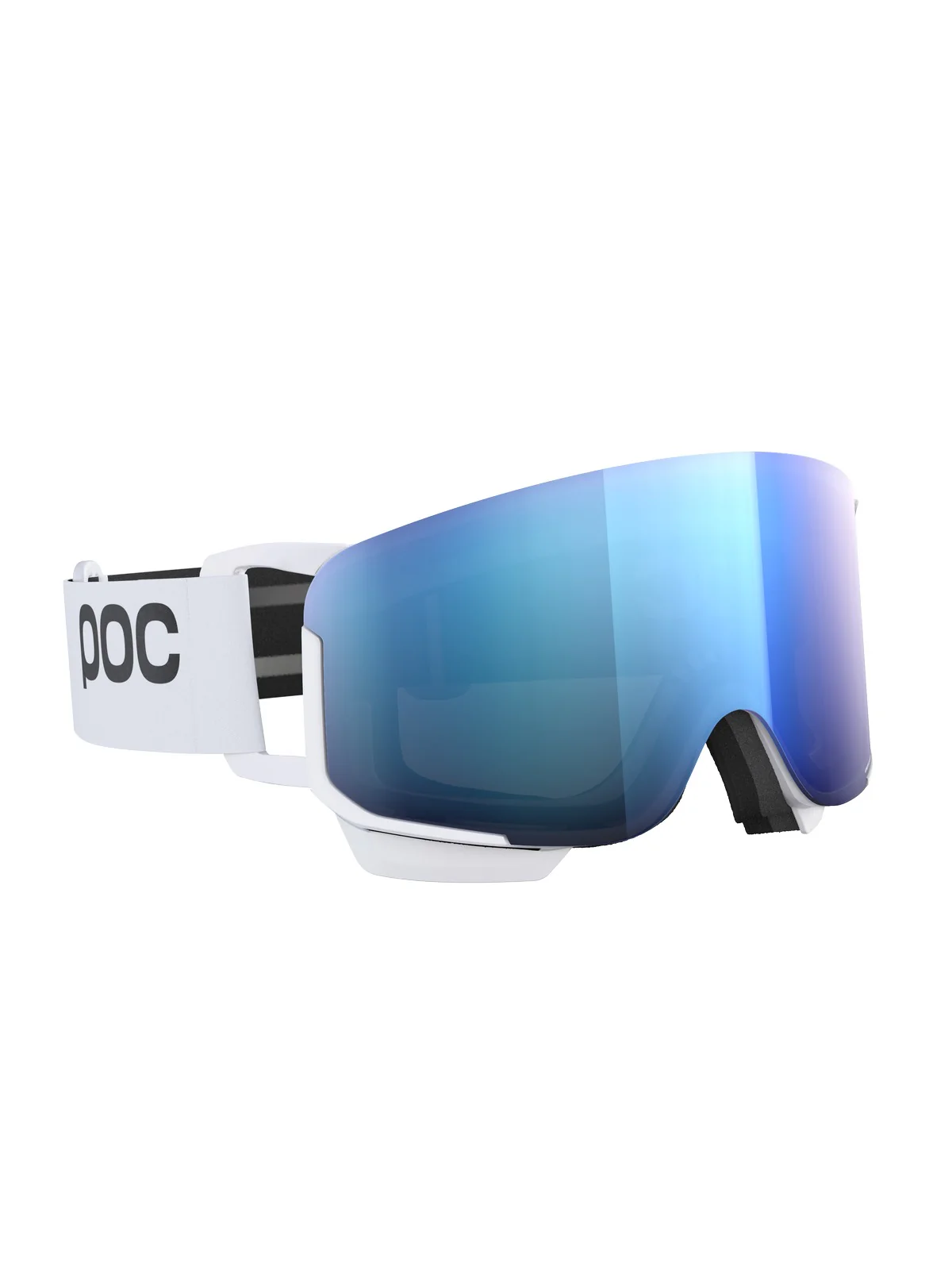 Gogle narciarskie POC Nexal Mid Wide Fit - Hyd. White/Pt. Sunny Blue - Image 3