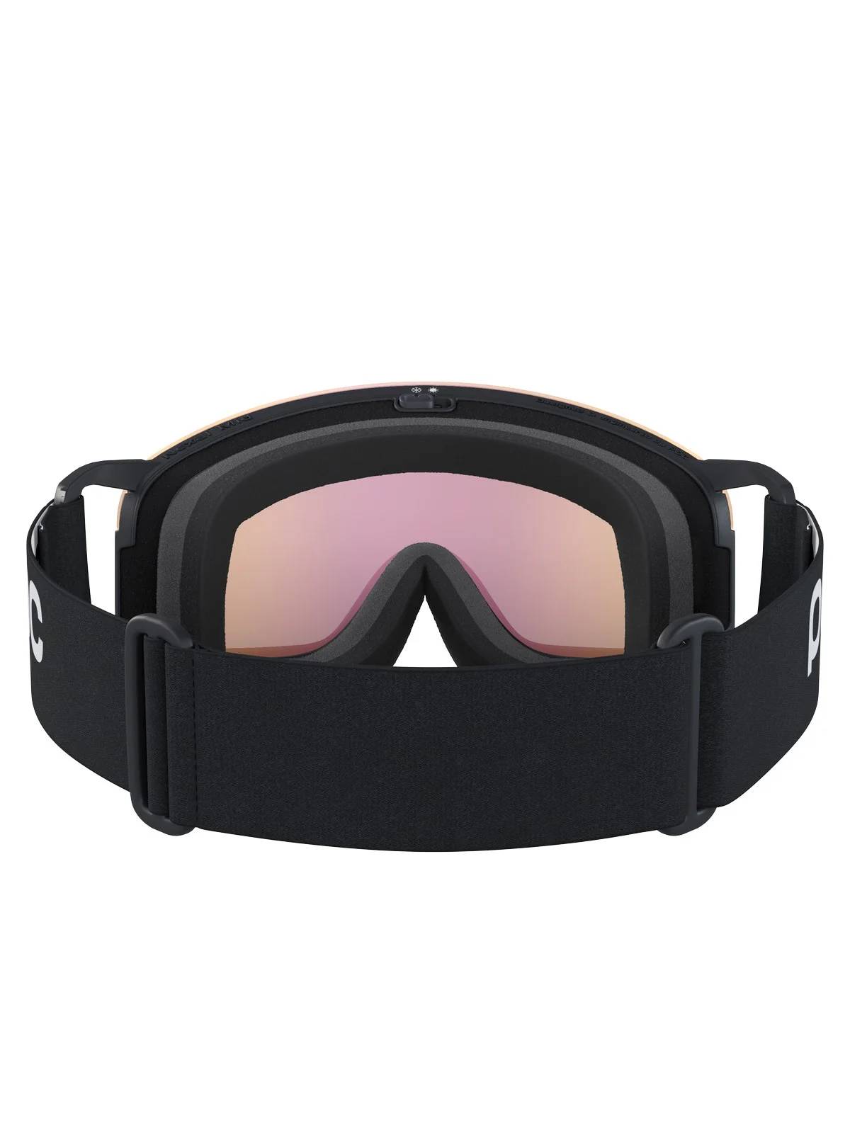 Gogle narciarskie POC Nexal Mid Wide Fit - Ura. Black/Pt. Sunny Orange - Image 4