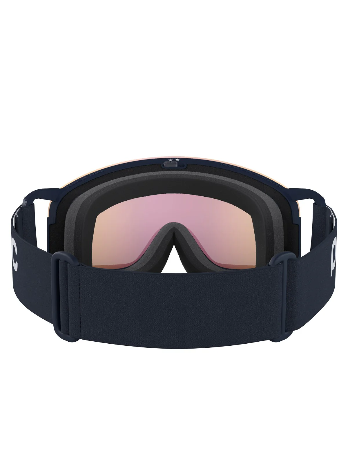 Gogle narciarskie POC Nexal Mid Wide Fit - Apatite Navy/Pt. Sunny Orange - Image 4