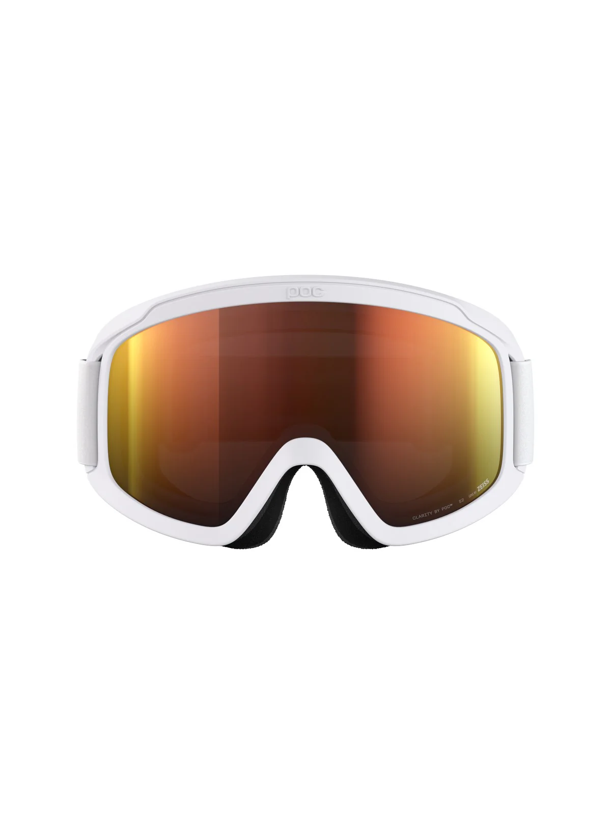 Gogle narciarskie POC Opsin Wide Fit - Hyd. White/Pt. Sunny Orange - Image 2