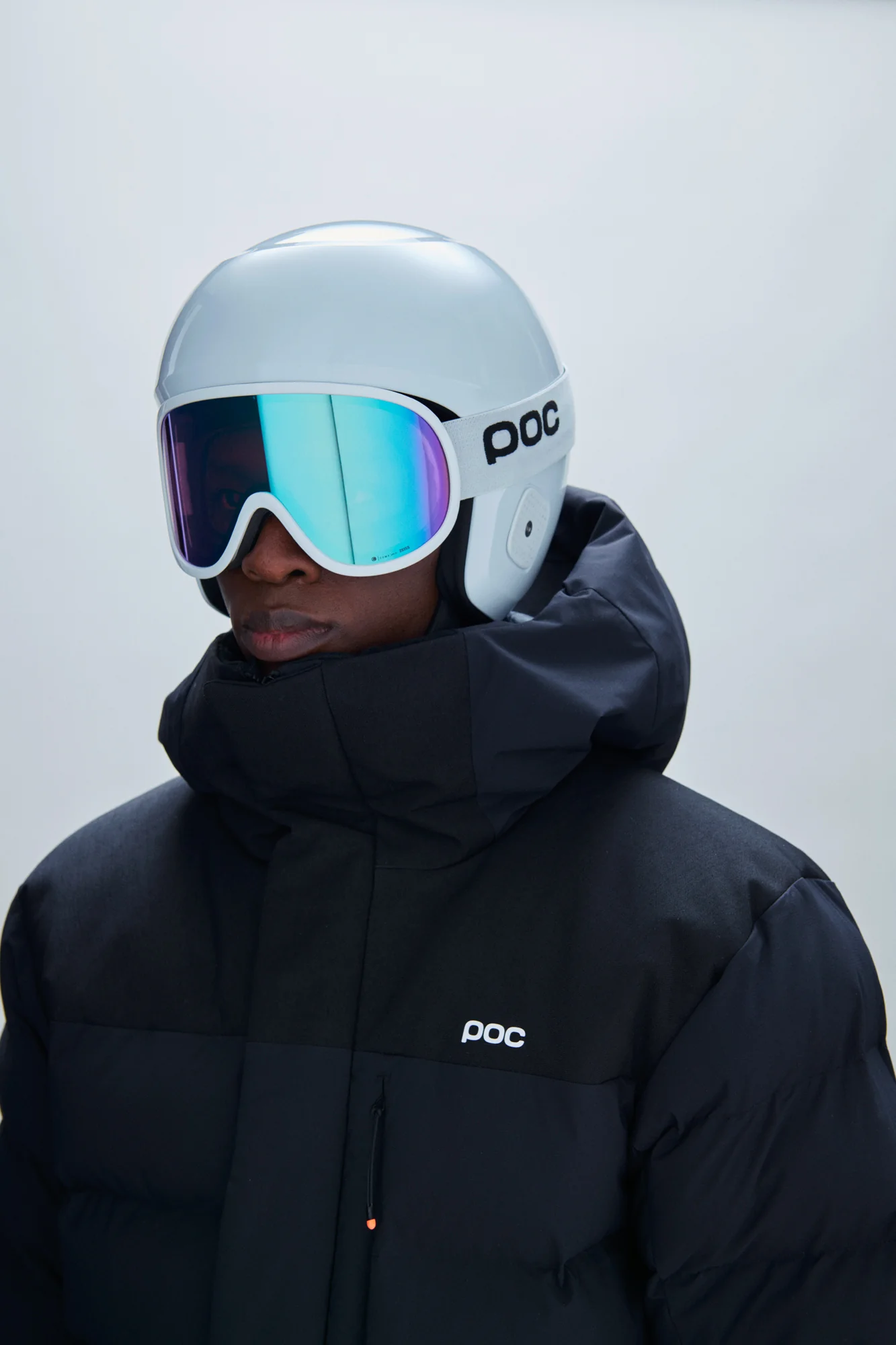 Gogle narciarskie POC Retina Wide Fit - Hyd. White/Pt. Sunny Blue - Image 5