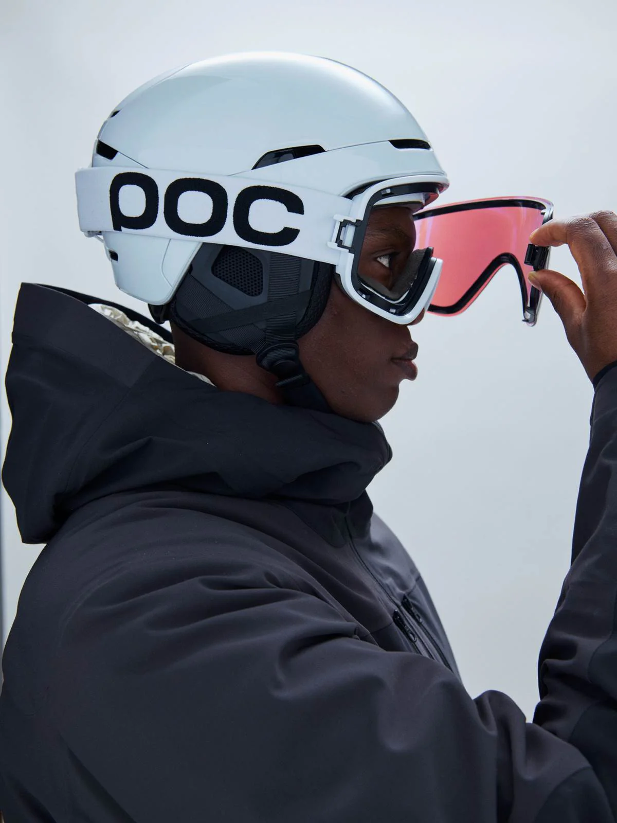Gogle narciarskie POC Vitrea Wide Fit - Hyd. White/Pt. Sunny Blue - Image 3
