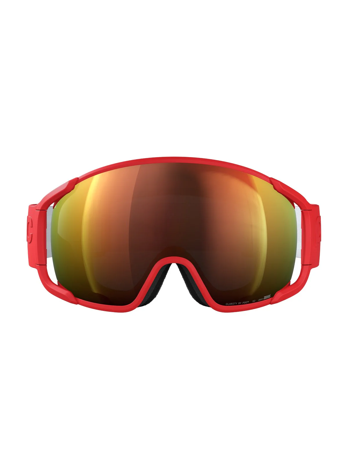 Gogle narciarskie POC Zonula Wide Fit- Prismane Red/Partly Sunny Orange - Image 2