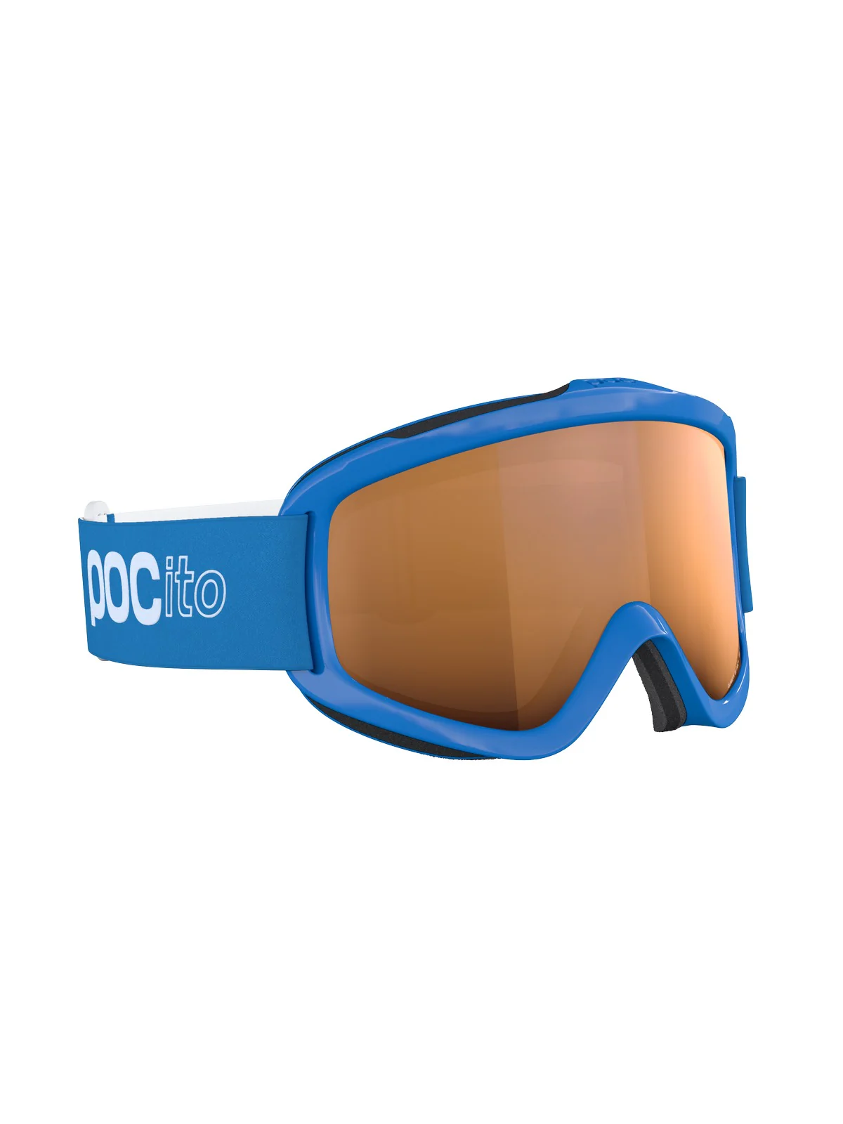 Gogle POCito Iris - Fluo. Blue/Pt. Sunny Light Orange - Image 3