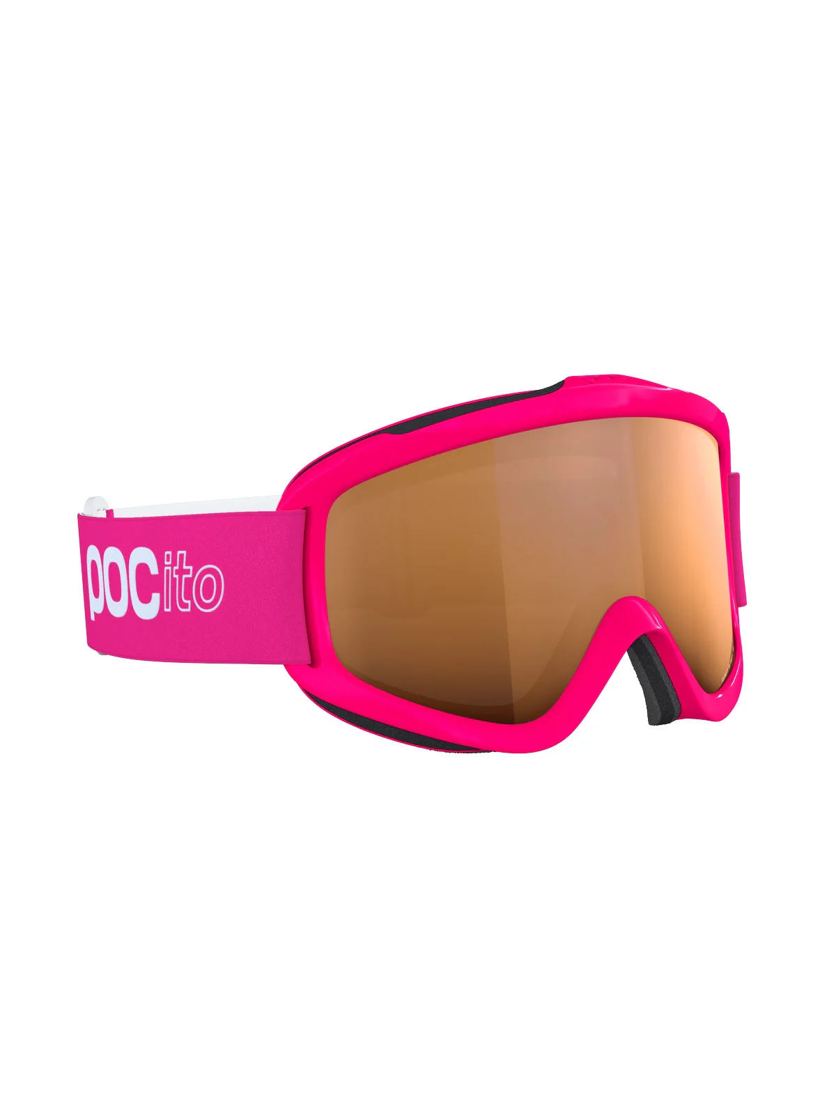 Gogle POCito Iris - Fluo. Pink/Pt. Sunny Light Orange - Image 3