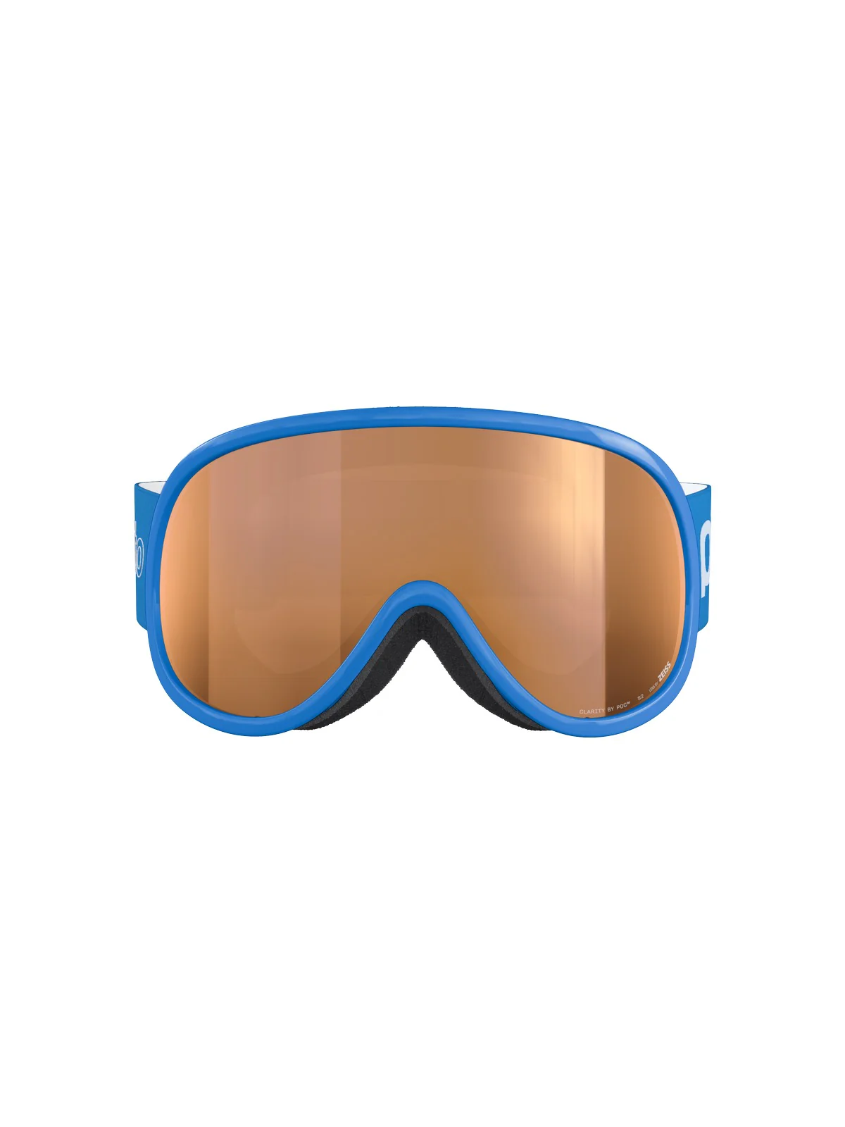 Gogle POCito Retina - Fluo. Blue/Pt. Sunny Light Orange - Image 2